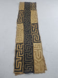 Vintage African Handmade Kuba Cloth Raffia Textile Runner 416x58cm