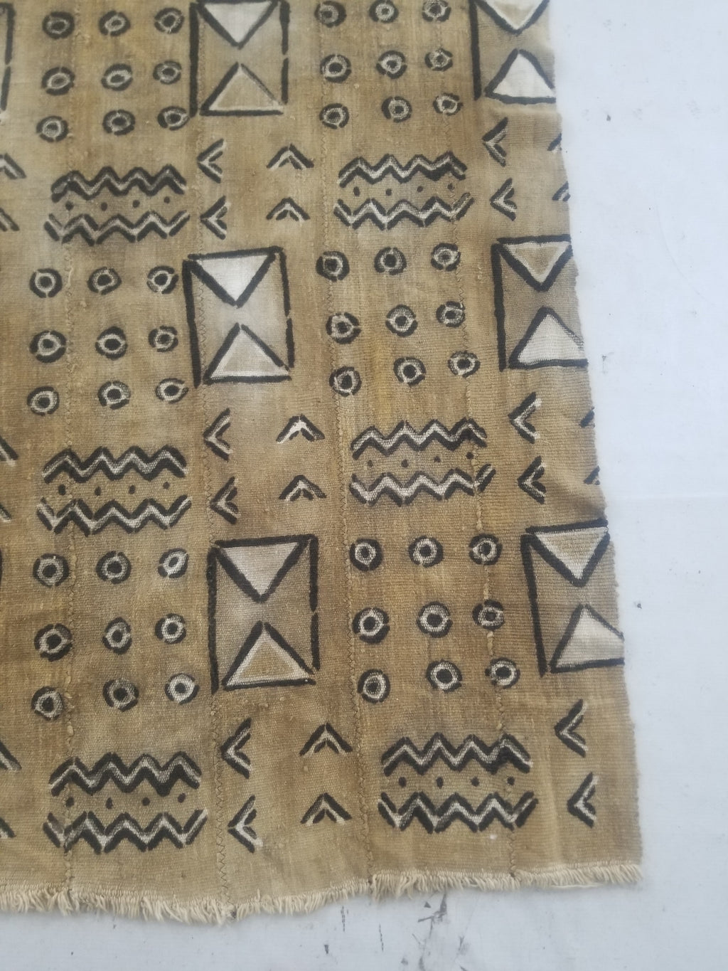 Vintage Traditional African Mud Cloth Textile 164x104cm