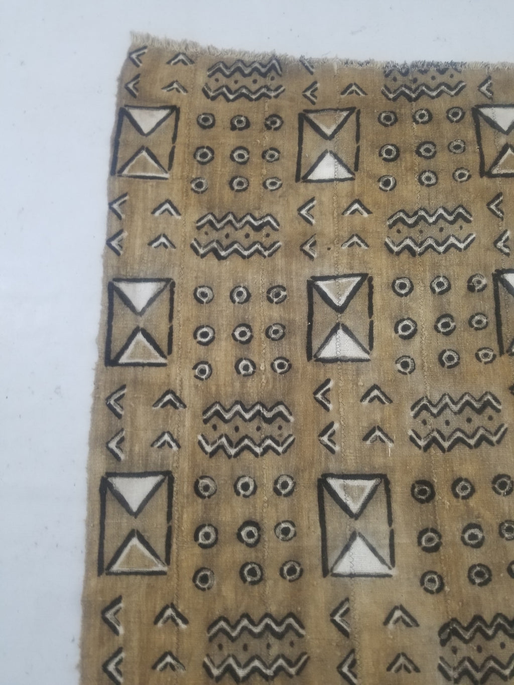 Vintage Traditional African Mud Cloth Textile 164x104cm