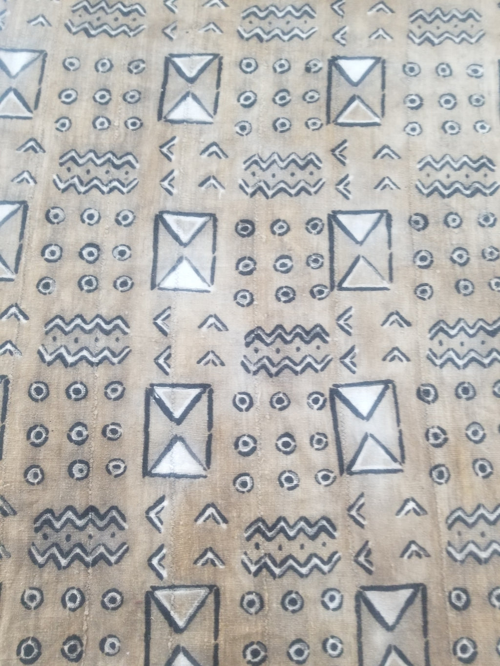 Vintage Traditional African Mud Cloth Textile 164x104cm