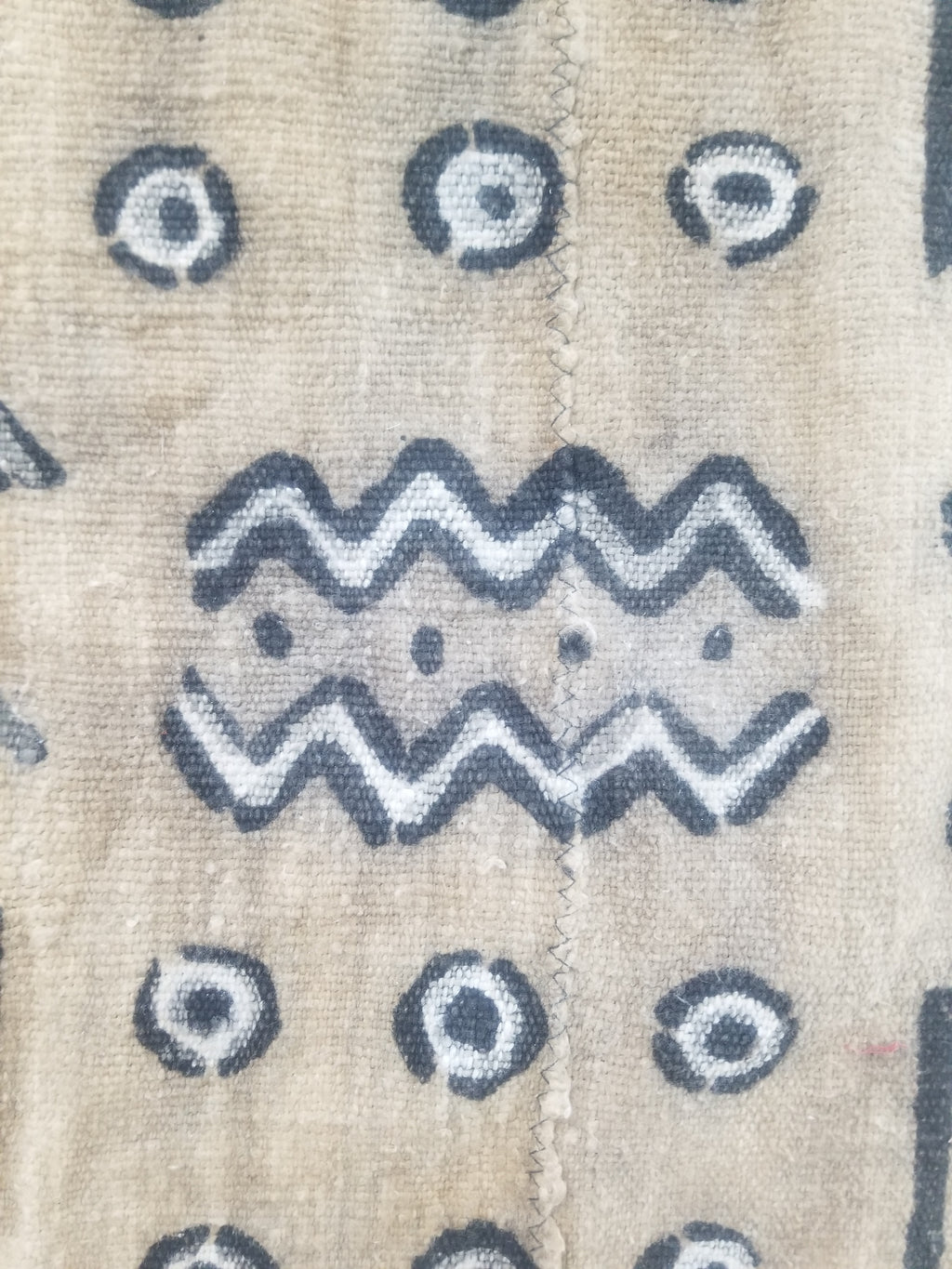 Vintage Traditional African Mud Cloth Textile 164x104cm