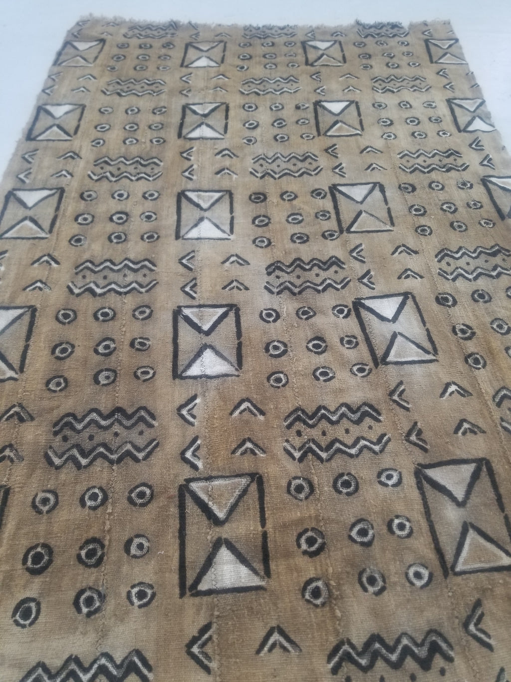 Vintage Traditional African Mud Cloth Textile 164x104cm