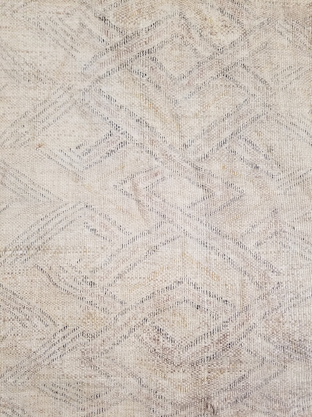 Antique Tribal African Kuba Cloth Raffia Textile 144x67cm