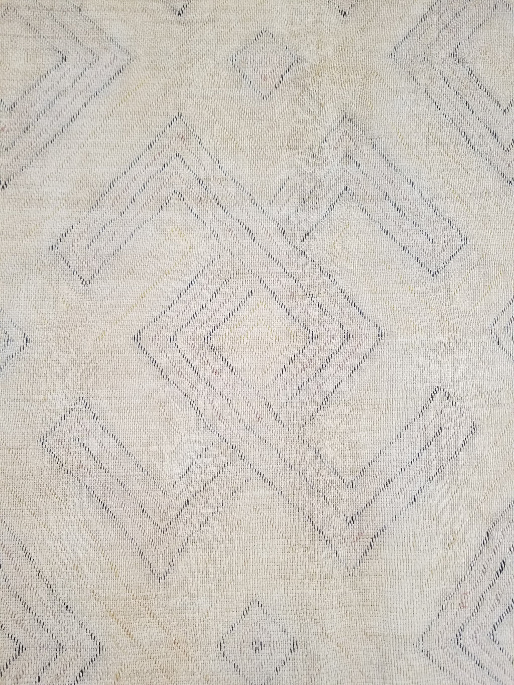 Vintage Tribal African Kuba Cloth Raffia Textile Panel 79x59cm