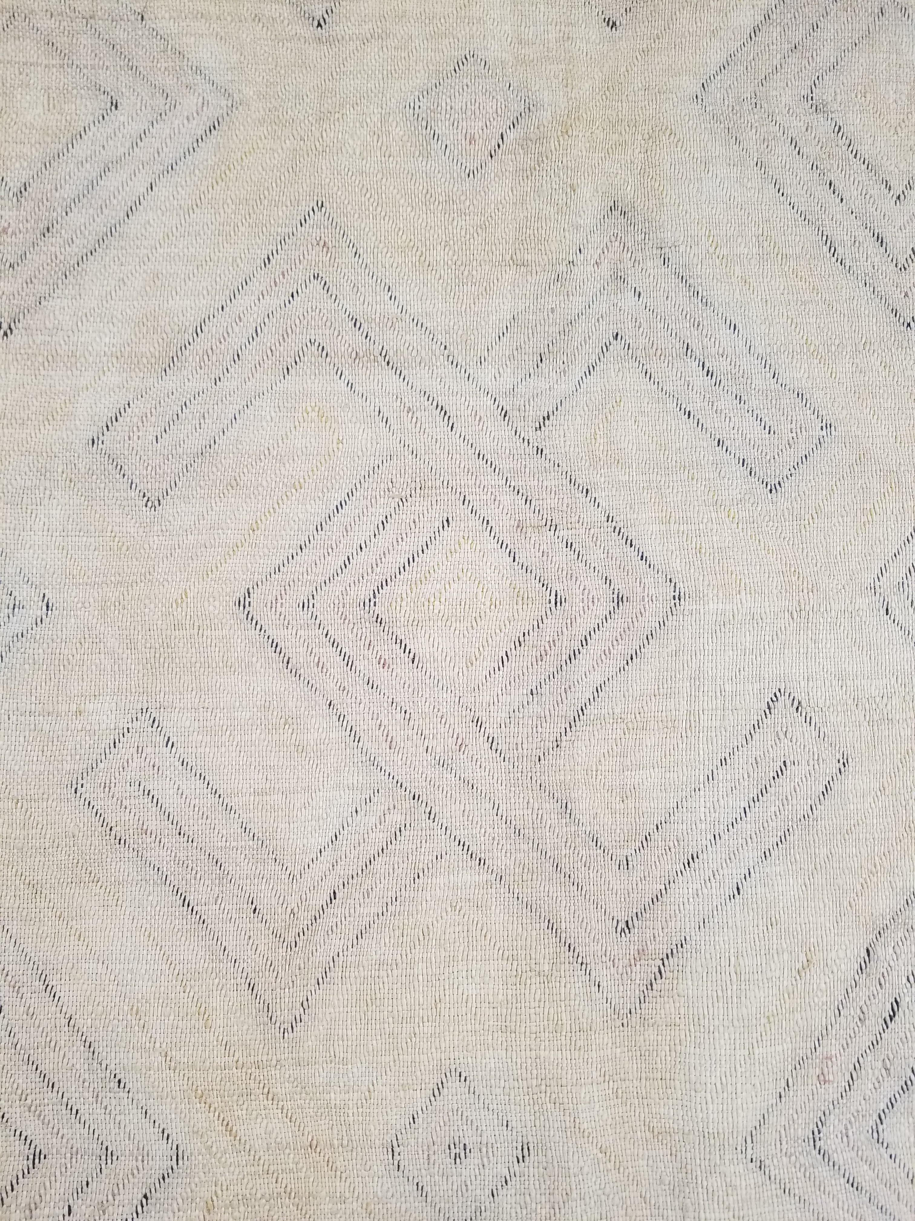 Vintage Tribal African Kuba Cloth Raffia Textile Panel 79x59cm