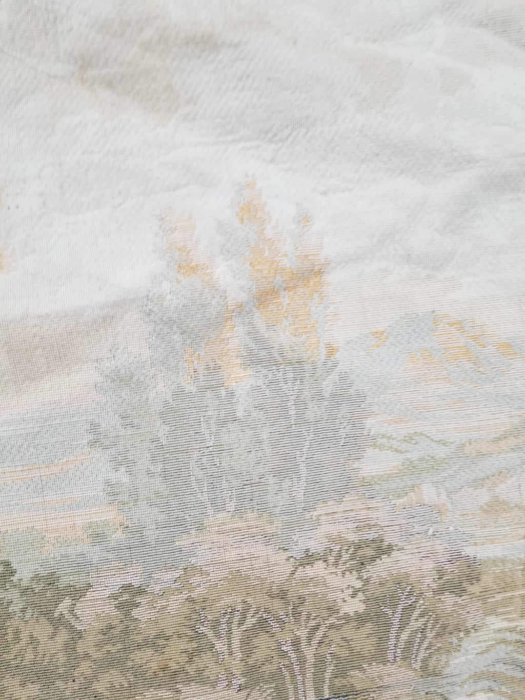 Vintage French Romantic Scene Wall Hanging Tapestry 204x92cm