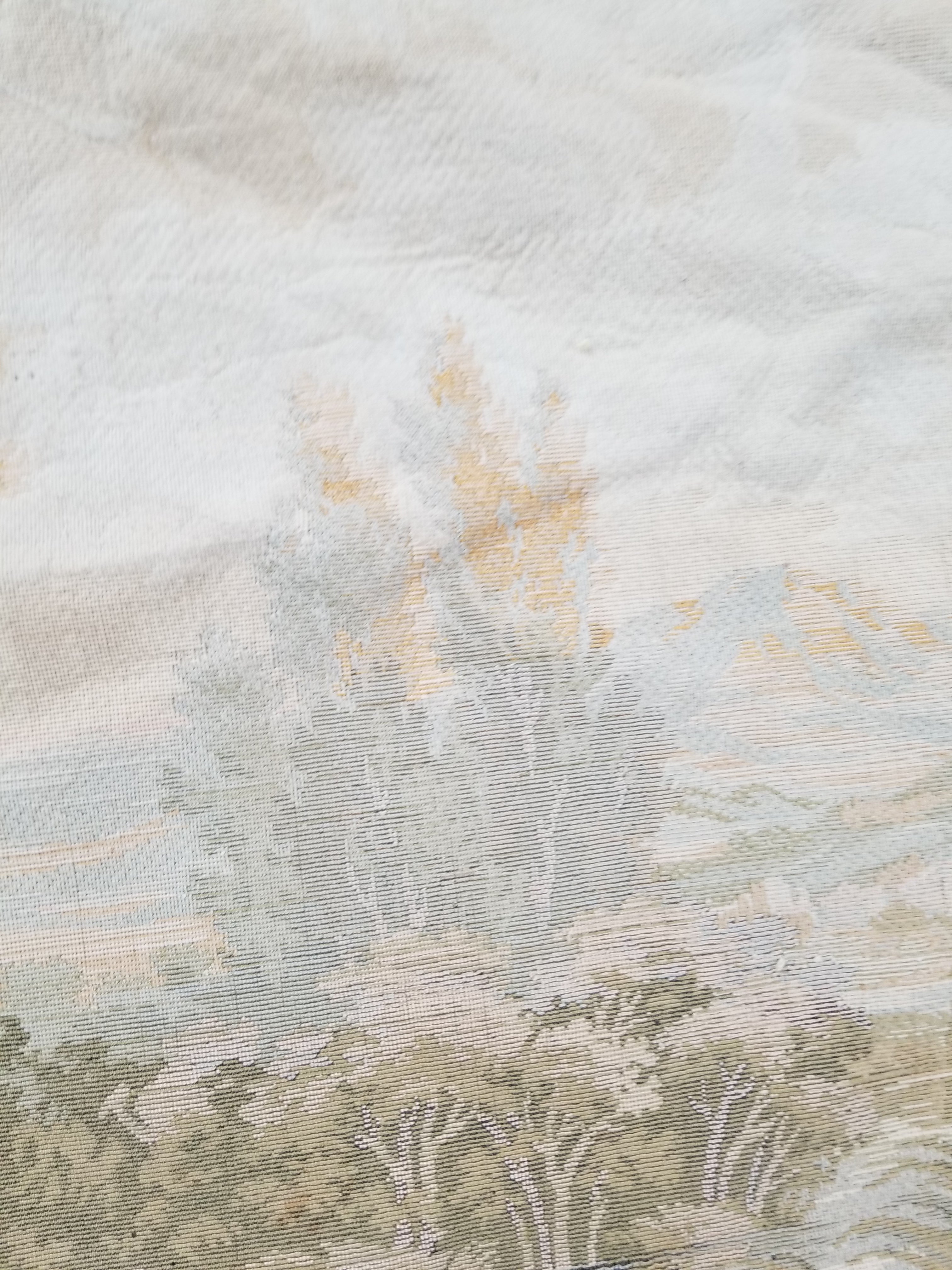 Vintage French Romantic Scene Wall Hanging Tapestry 204x92cm