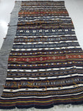 Vintage Traditional Handwoven Mali Fulani Wool Blanket 397x173cm