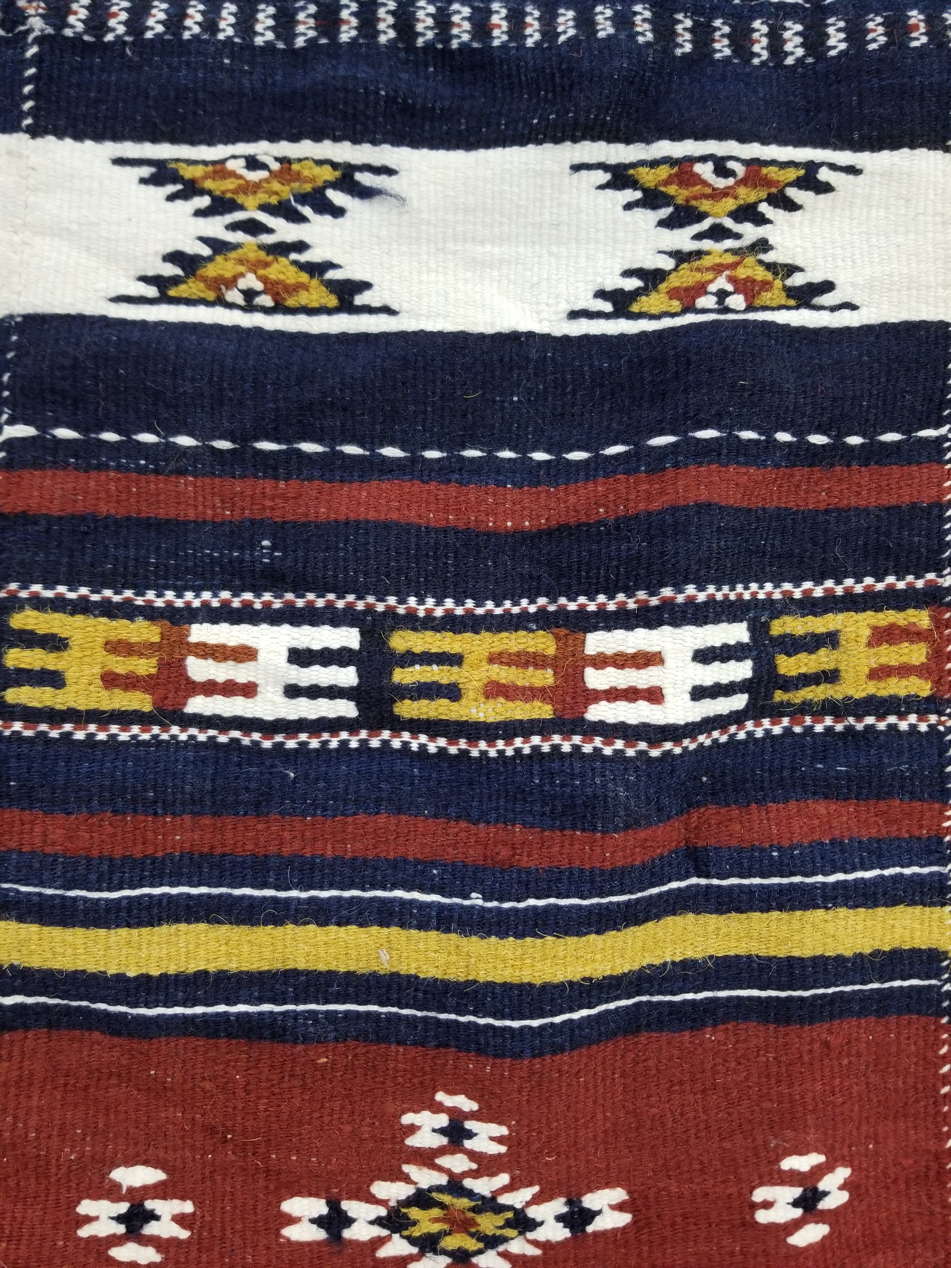 Vintage Traditional Handwoven Mali Fulani Wool Blanket 397x173cm