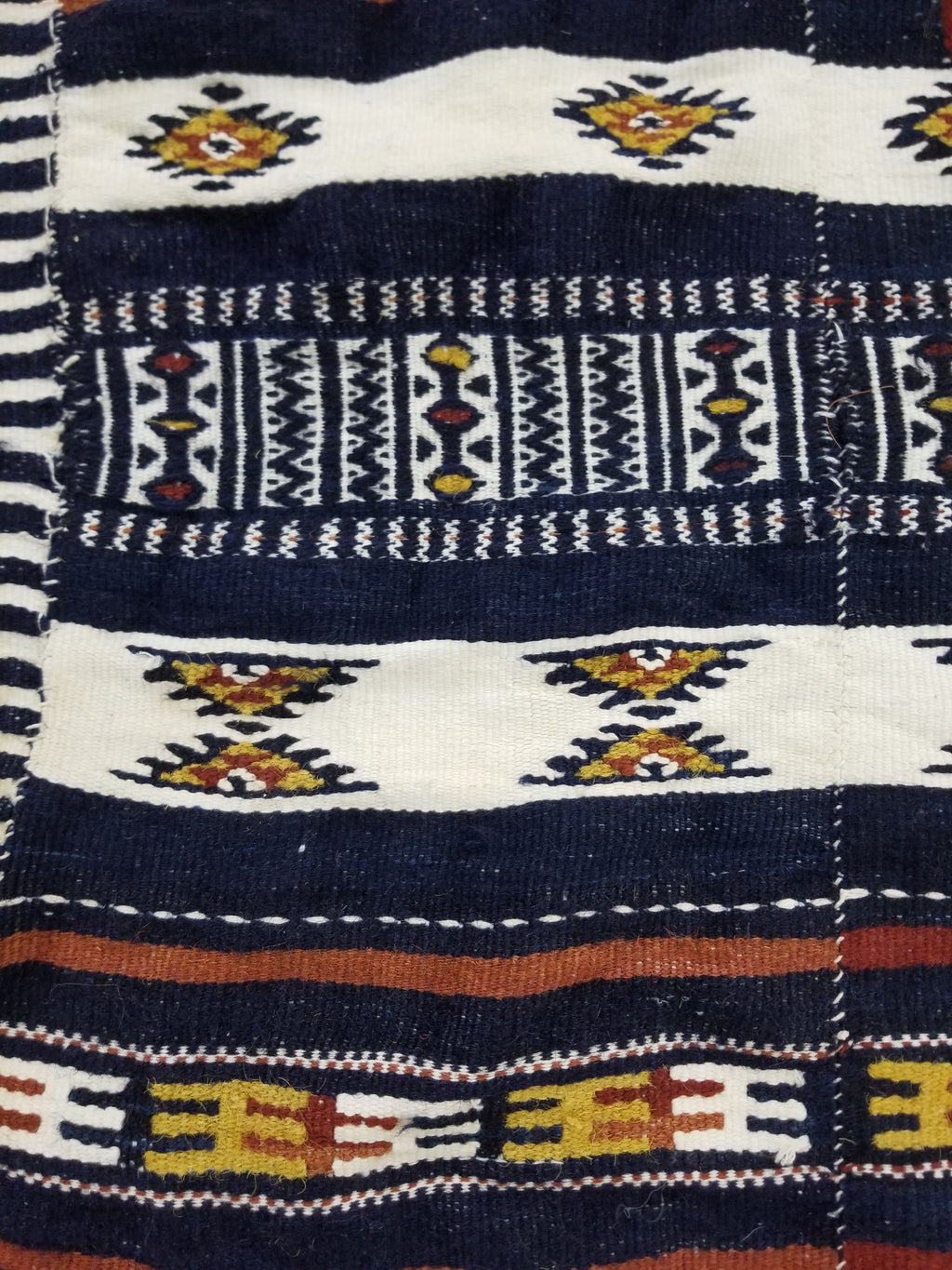 Vintage Traditional Handwoven Mali Fulani Wool Blanket 397x173cm