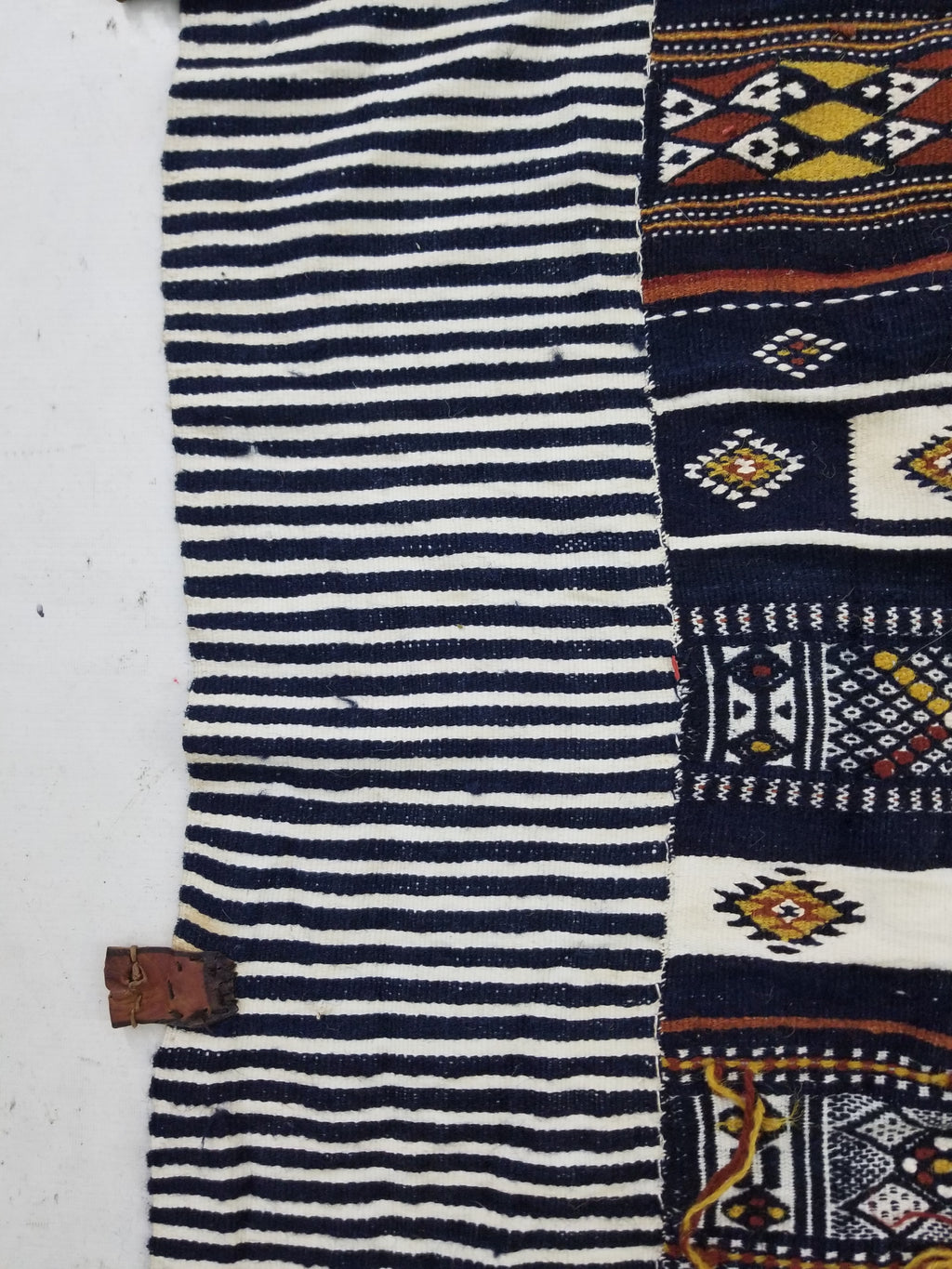 Vintage Traditional Handwoven Mali Fulani Wool Blanket 397x173cm