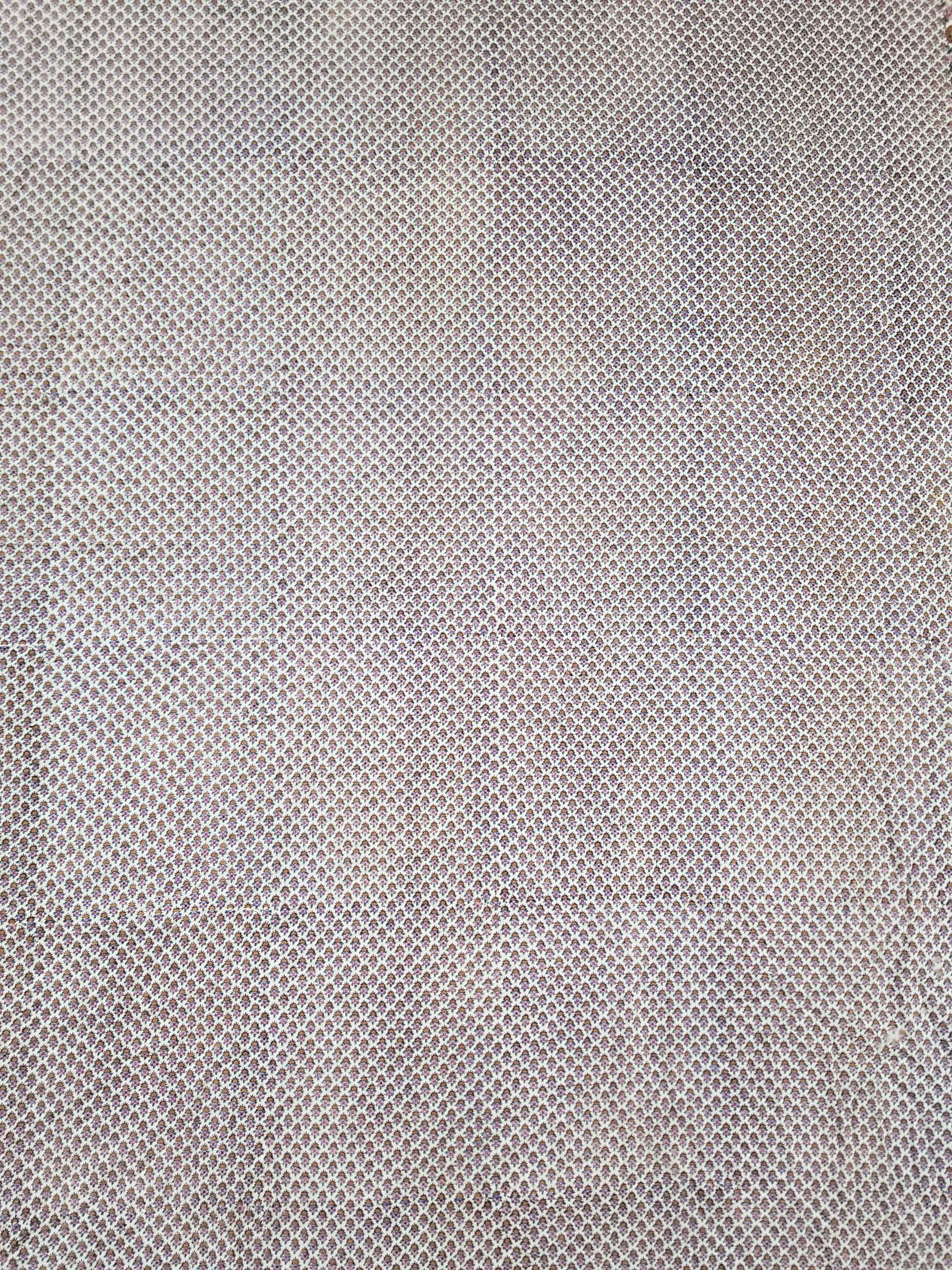 Antique Traditional Kashmiri Paisley Printed Wool Shawl 313x157cm