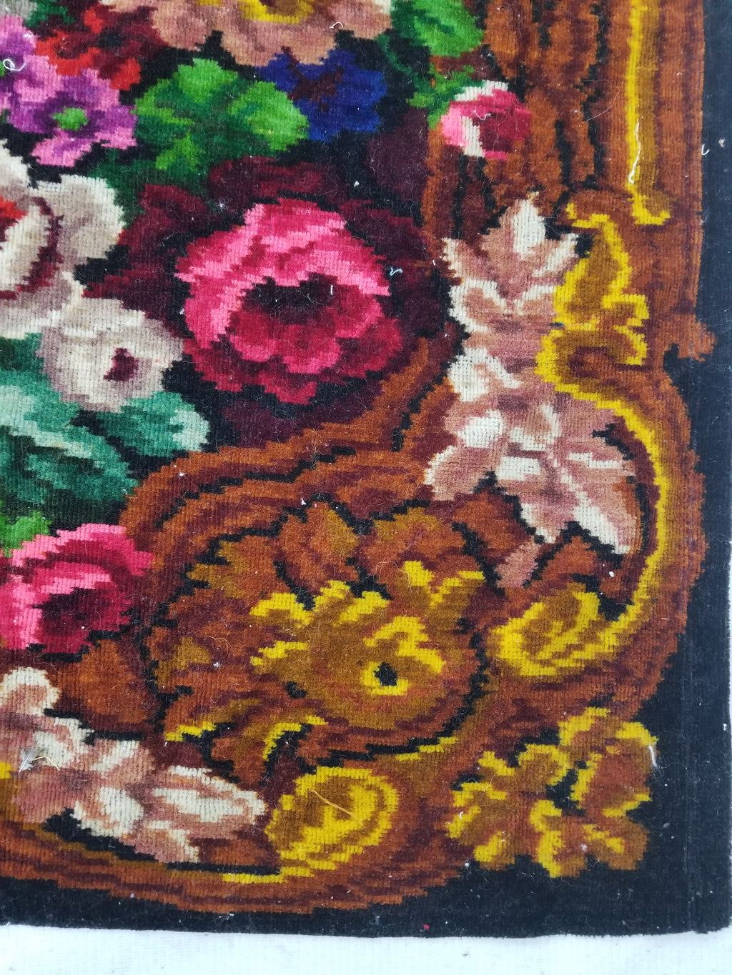 Vintage Beautiful Peacock & Floral Scene Velvet Wall Hanging Tapestry 200x154cm