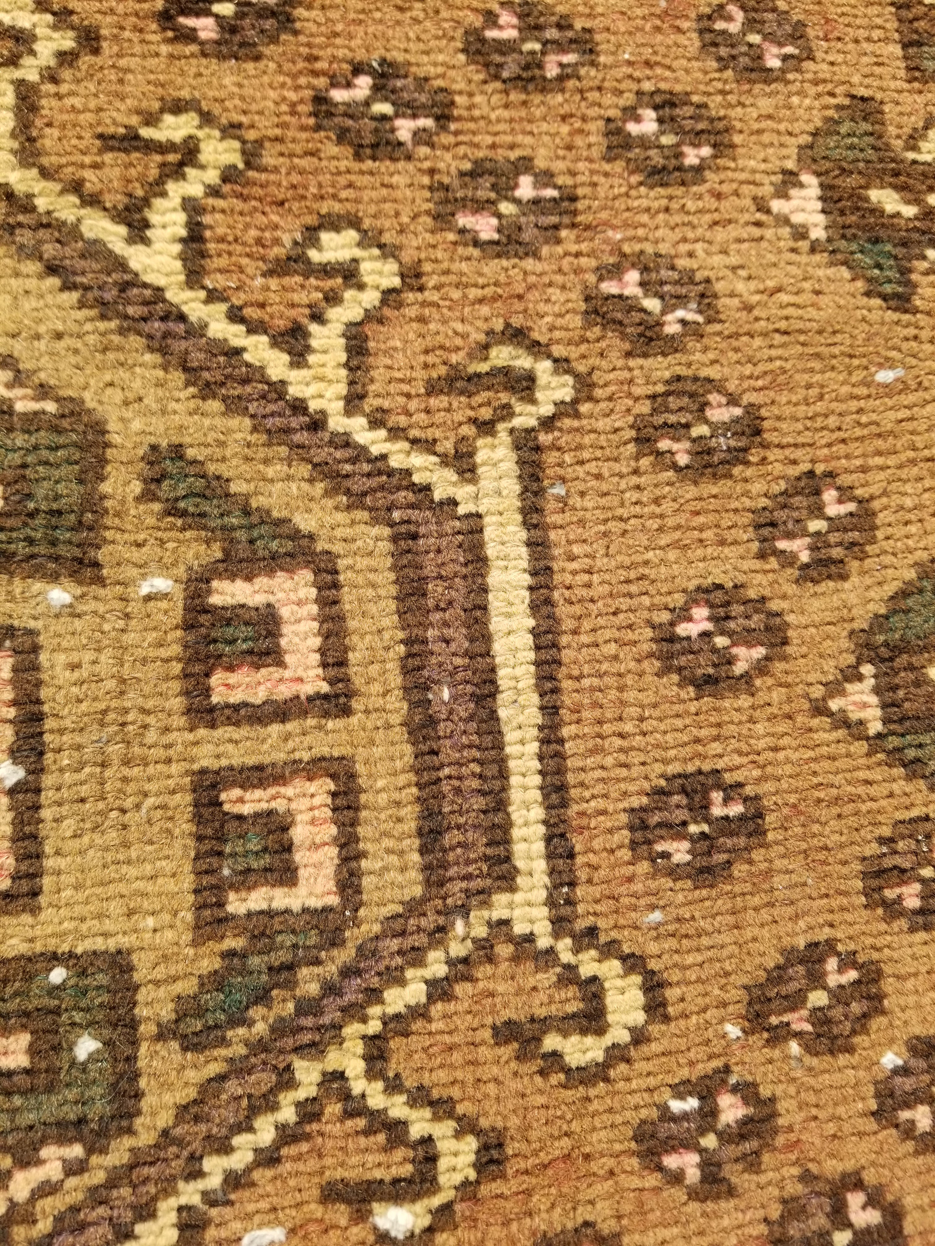 Distressed Antique Handmade Afghan Wool Multicolor Rug 172x118cm