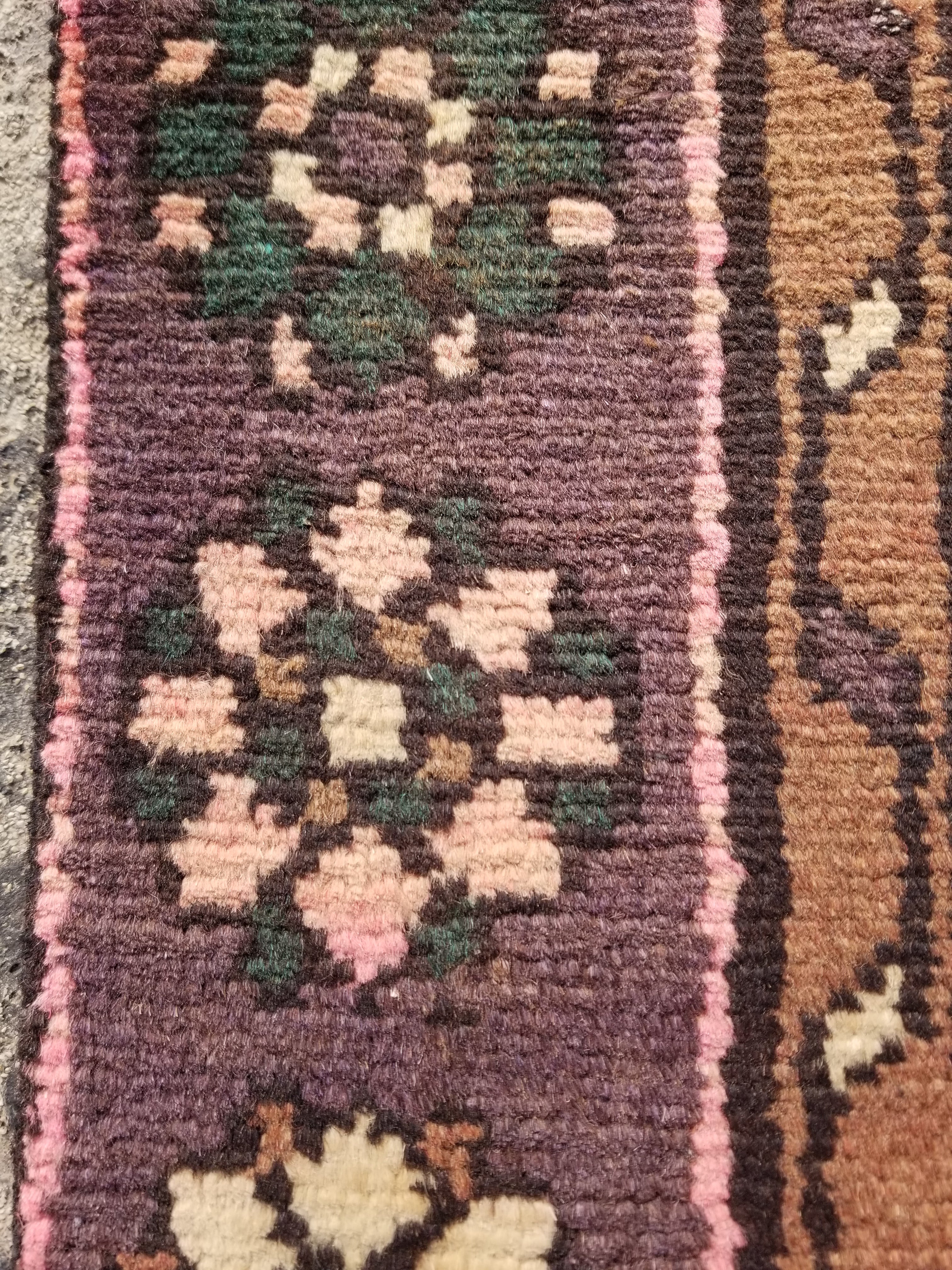 Distressed Antique Handmade Afghan Wool Multicolor Rug 172x118cm