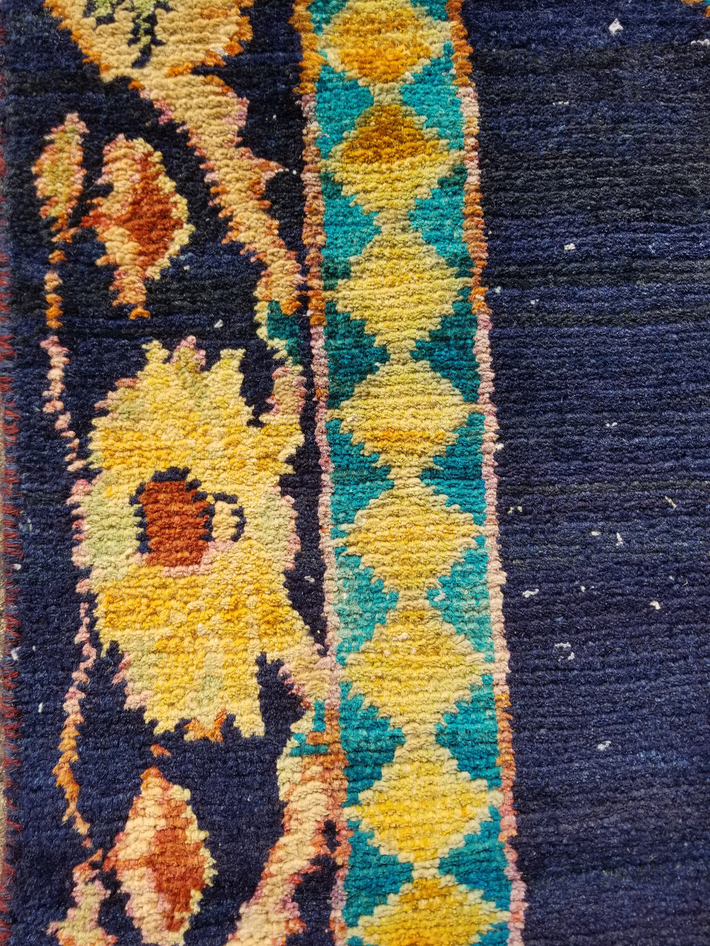 Distressed Antique Traditional Handmade Oriental Wool Multicolor Rug 238x144cm
