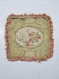 Antique French Aubusson Floral Cushion Cover 46x45cm