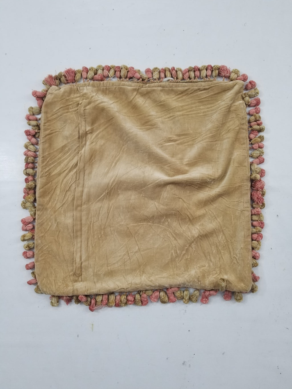Antique French Aubusson Floral Cushion Cover 46x45cm