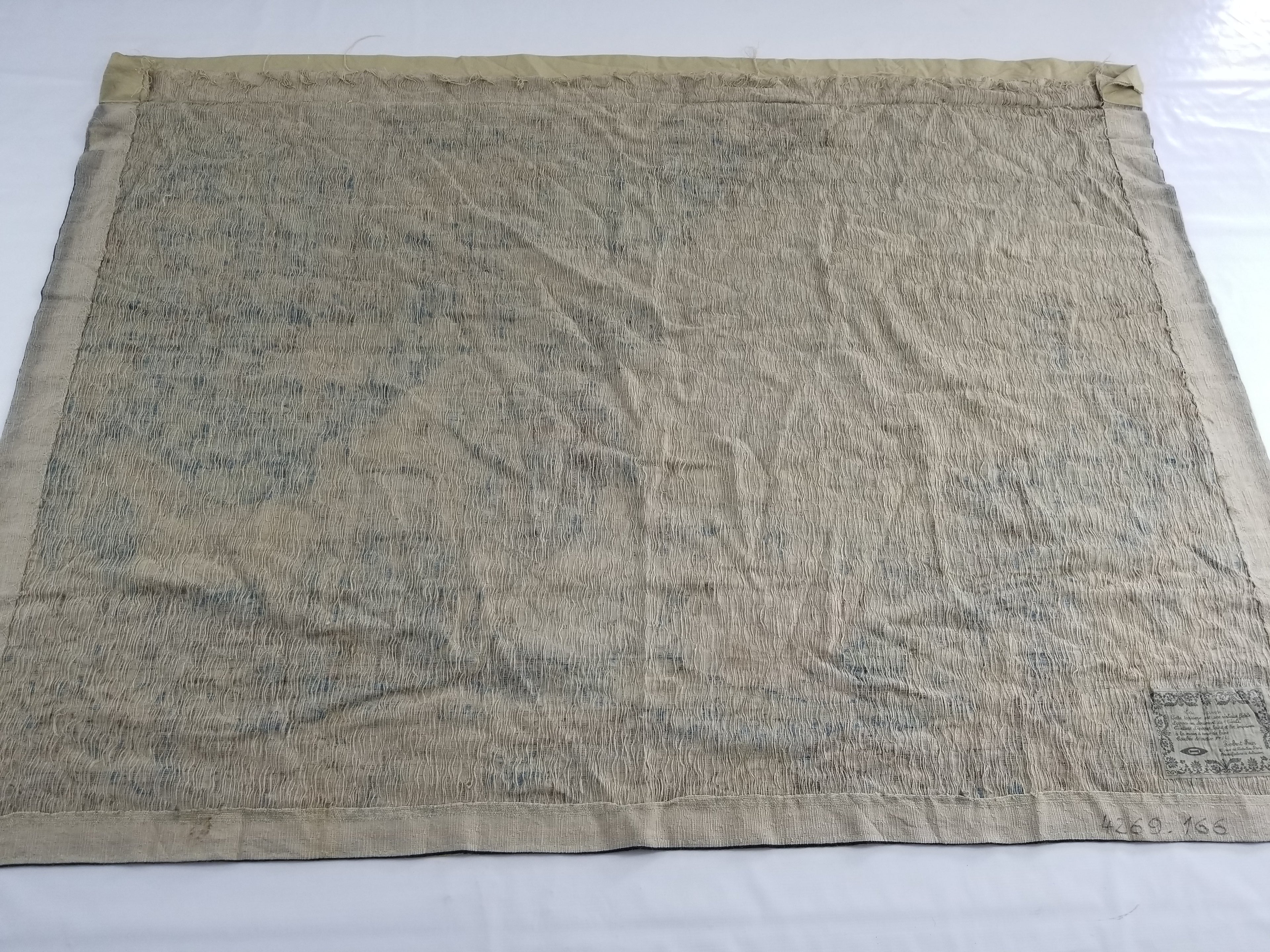 Antique French Pastoral Gathering Printed Tapestry 192x142cm