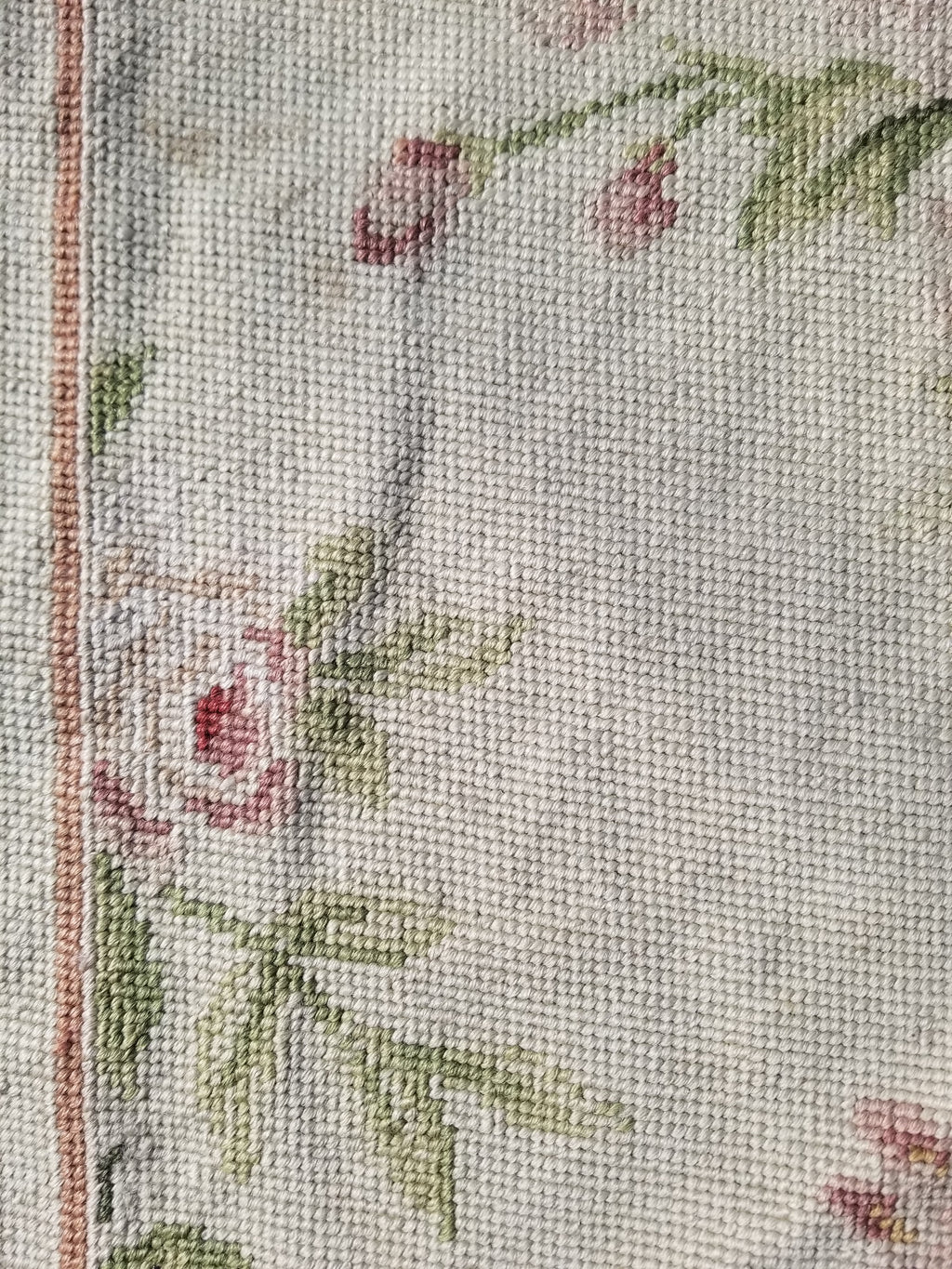 Vintage French Small Pierpoint Floral Tapestry/Rug 86x58cm