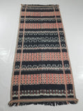 Antique Traditional Handwoven Indonesian Sumba Ikat Tapestry 225x99cm