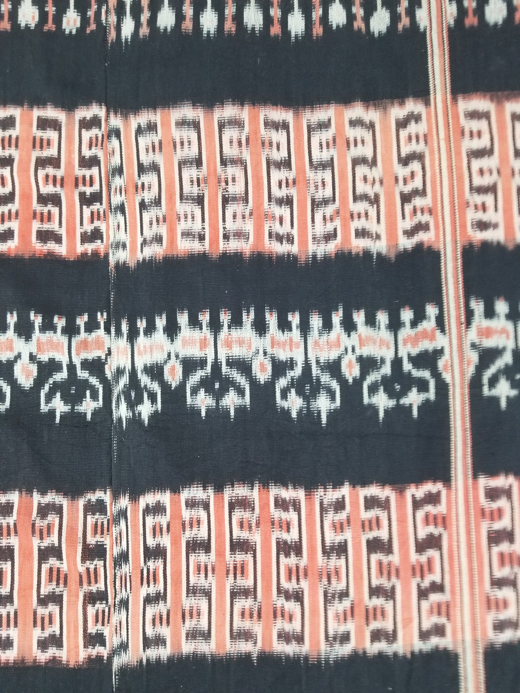 Antique Traditional Handwoven Indonesian Sumba Ikat Tapestry 225x99cm