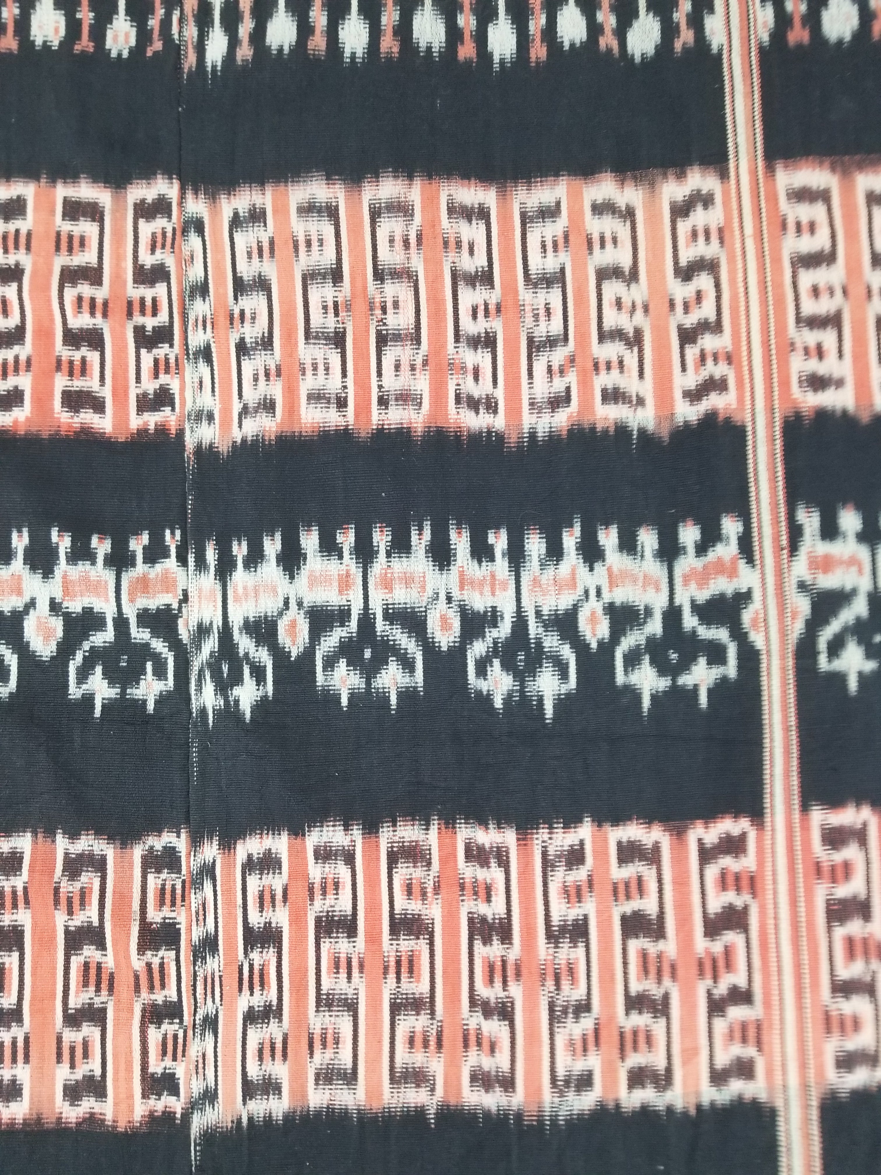 Antique Traditional Handwoven Indonesian Sumba Ikat Tapestry 225x99cm