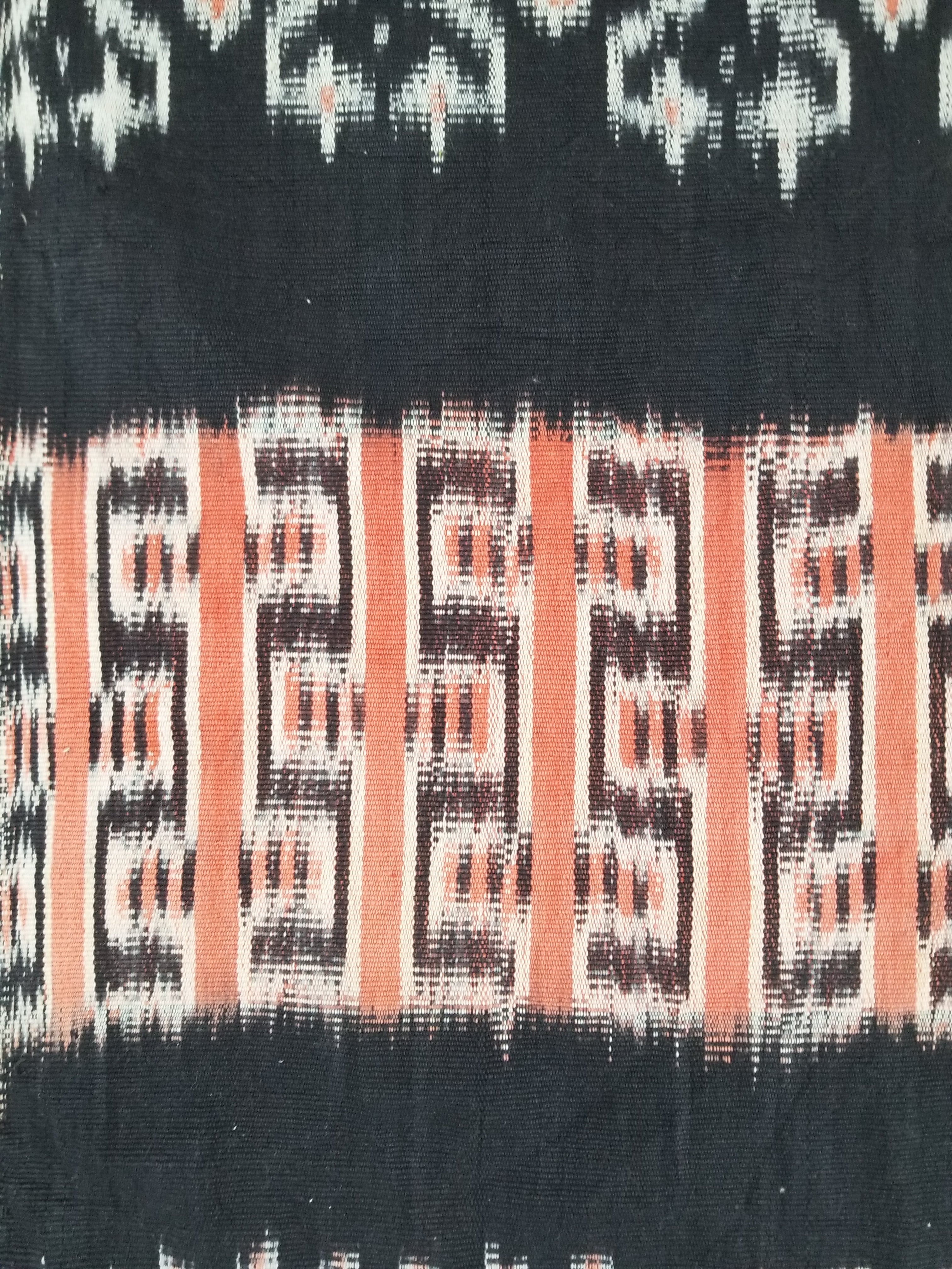 Antique Traditional Handwoven Indonesian Sumba Ikat Tapestry 225x99cm