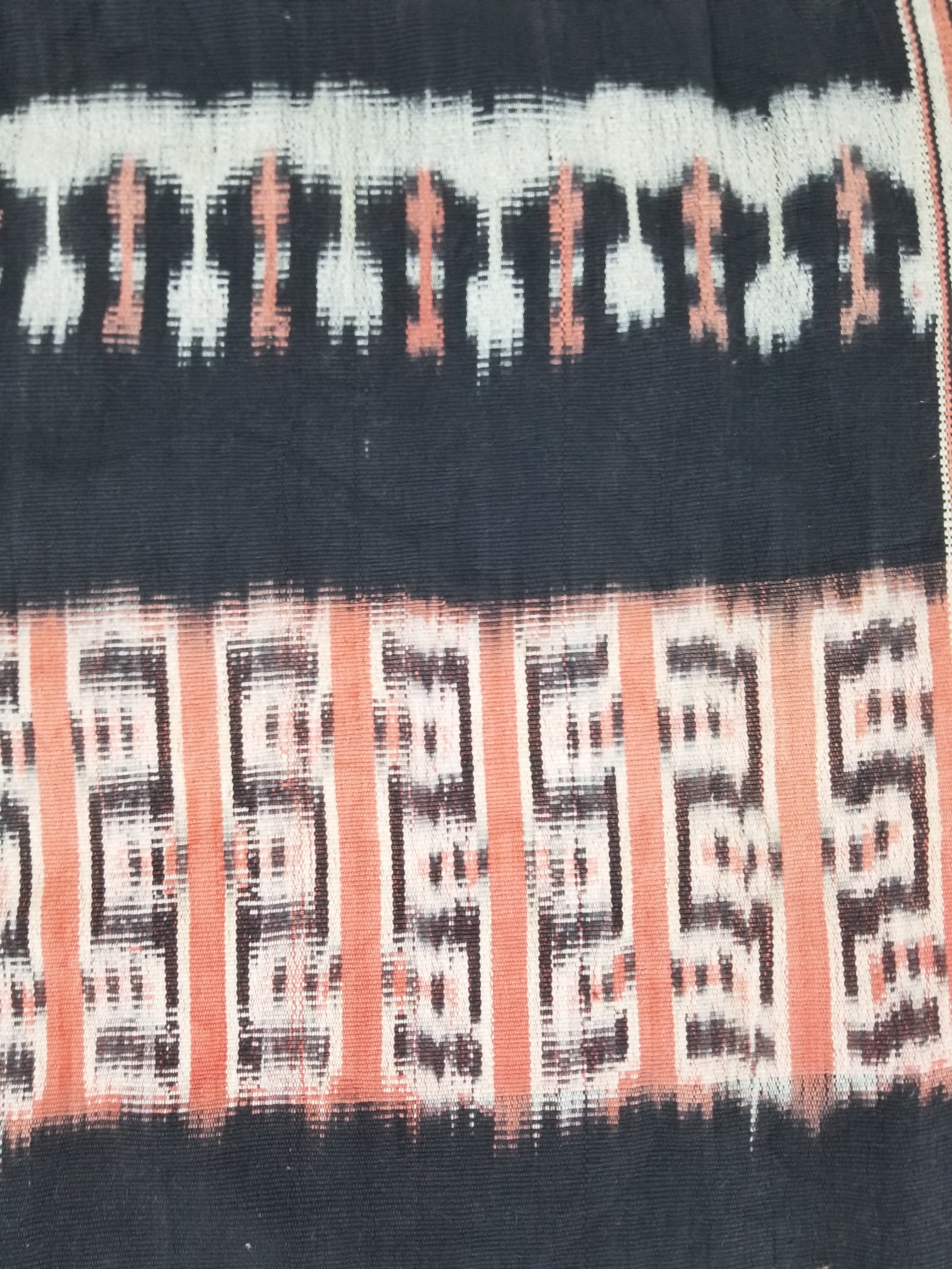 Antique Traditional Handwoven Indonesian Sumba Ikat Tapestry 225x99cm