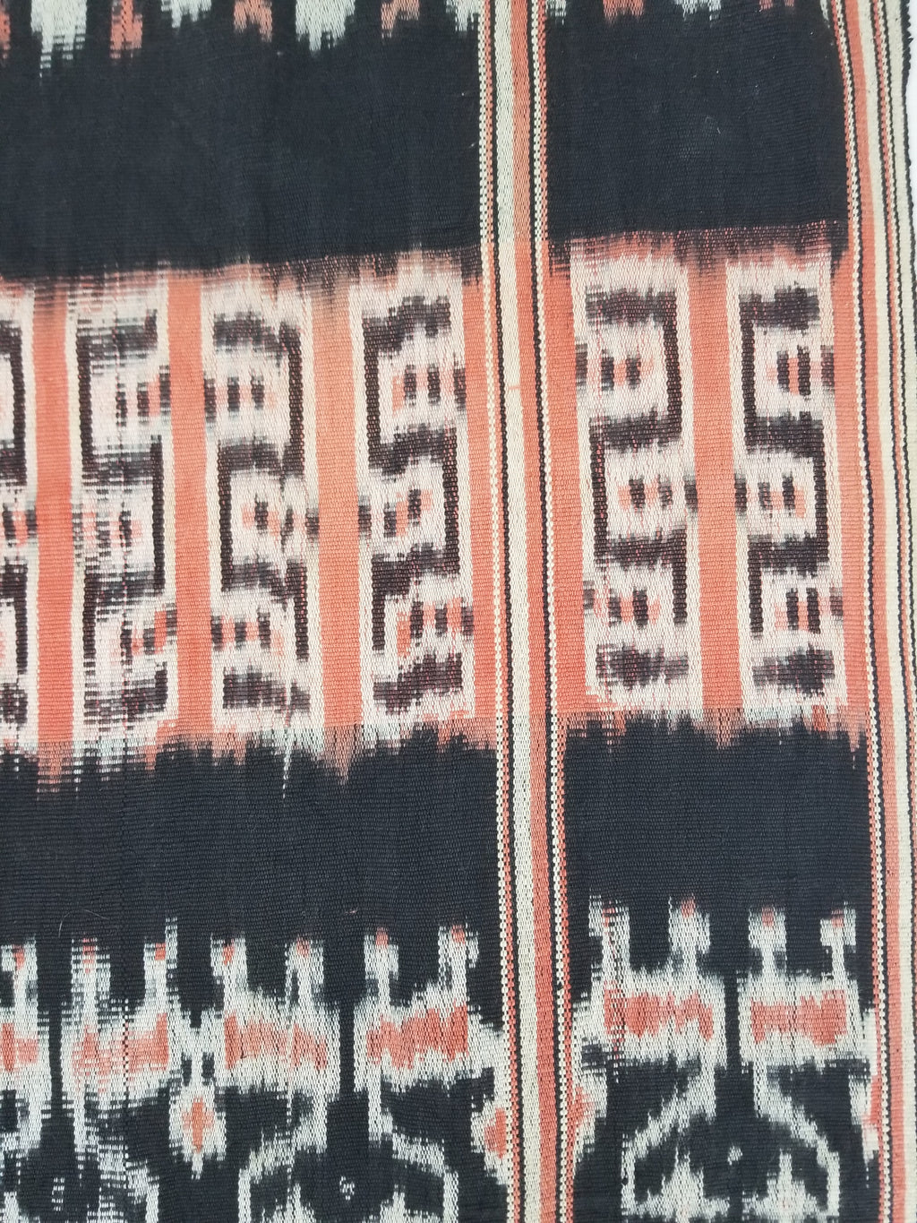 Antique Traditional Handwoven Indonesian Sumba Ikat Tapestry 225x99cm