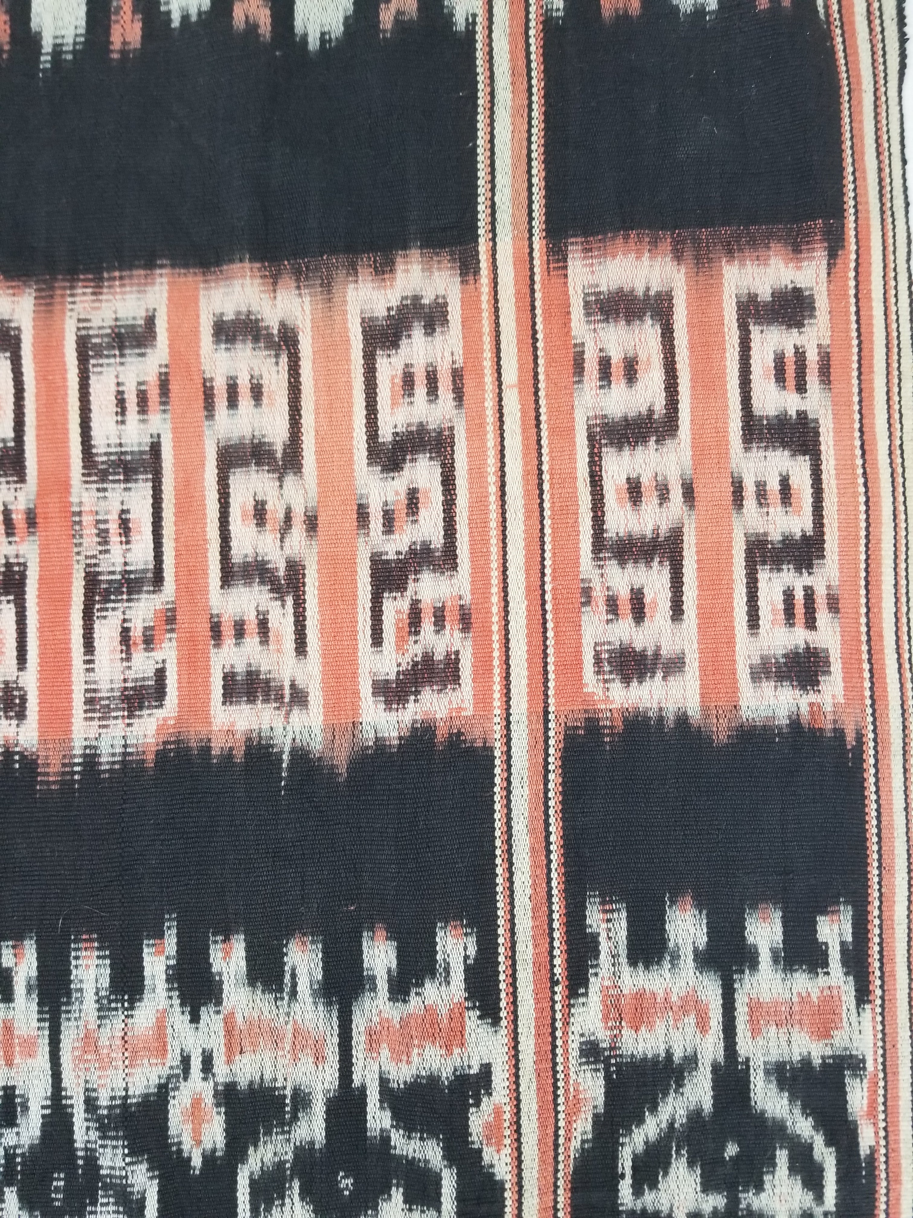 Antique Traditional Handwoven Indonesian Sumba Ikat Tapestry 225x99cm