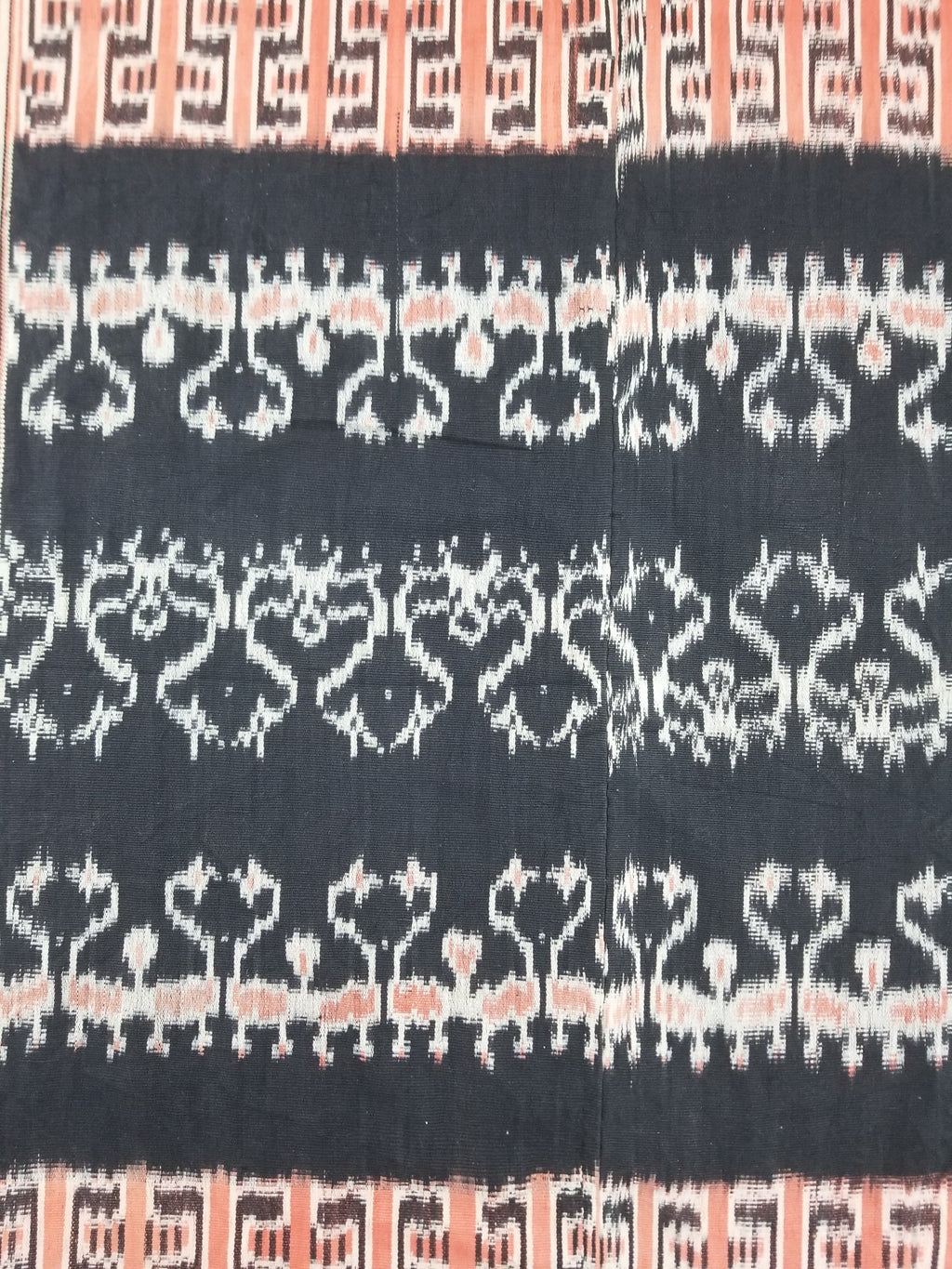 Antique Traditional Handwoven Indonesian Sumba Ikat Tapestry 225x99cm