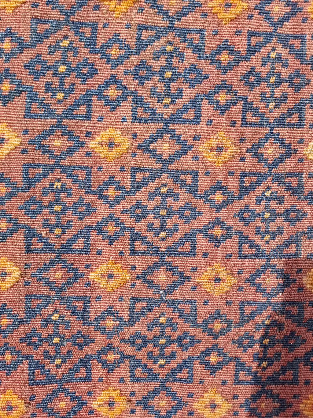 Antique Traditional Handmade Afghan Wool Multicolor Kilim 91x48cm