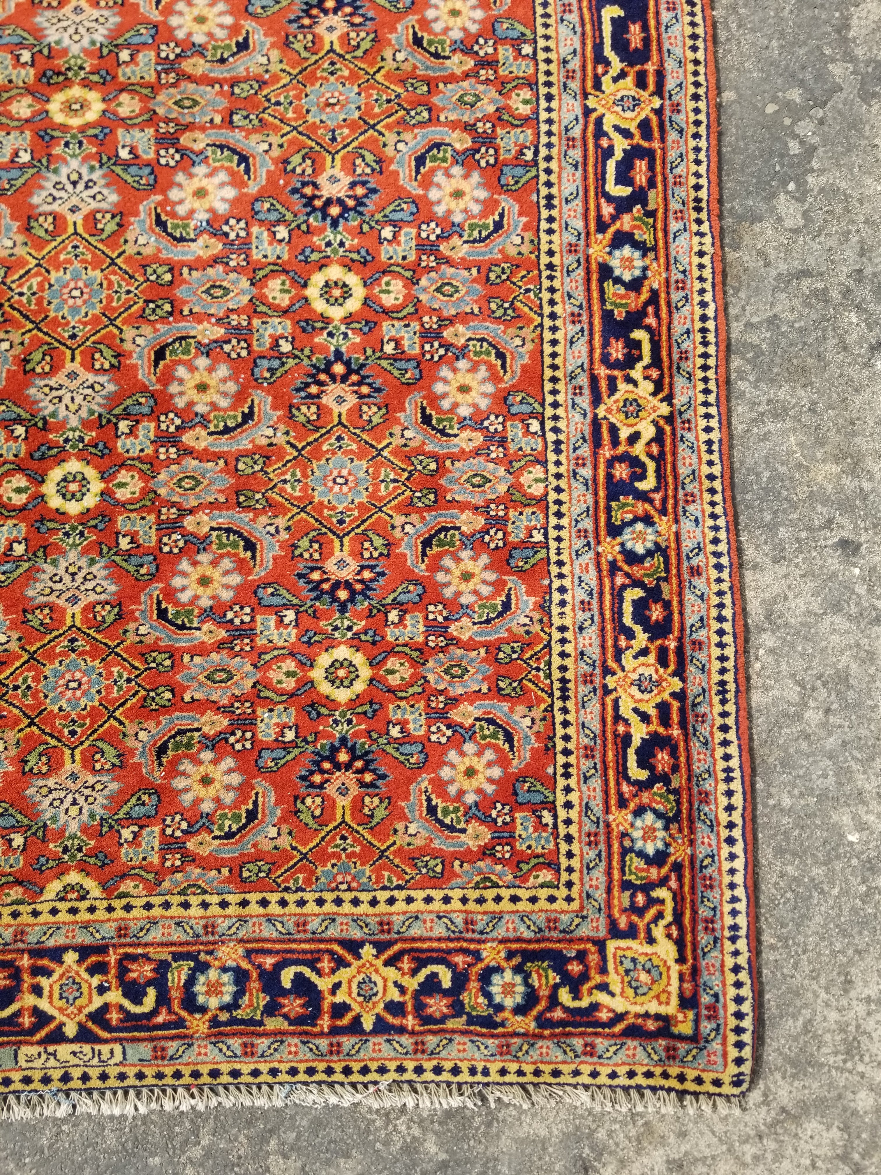 Vintage Traditional Handmade Ghashghai Style Wool Multicolor Rug 164x109cm