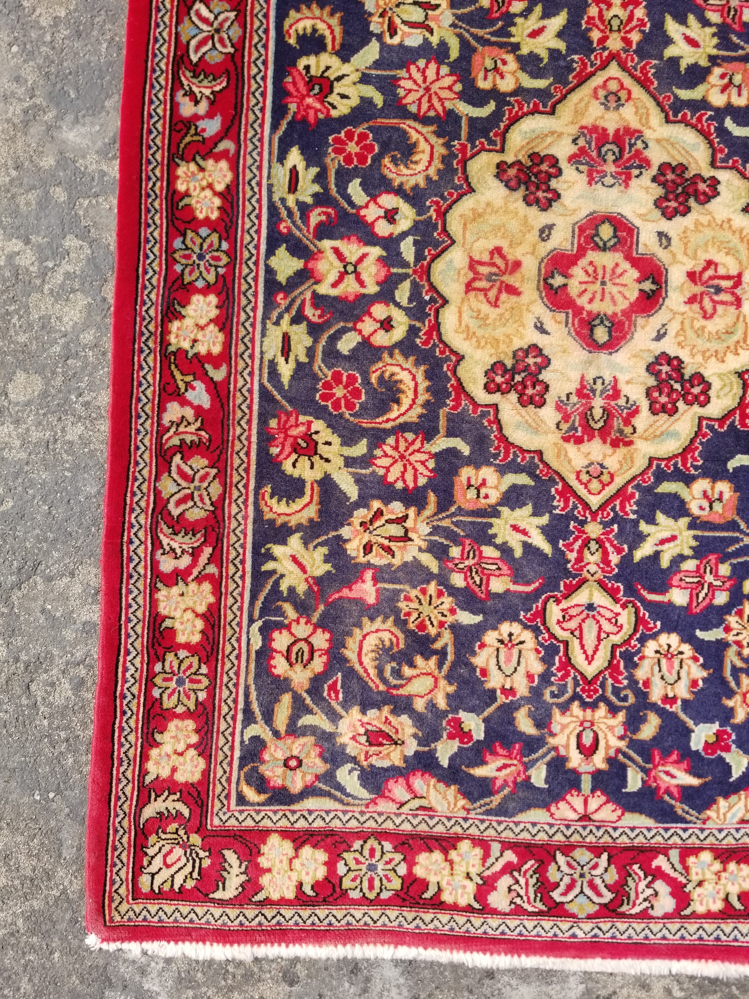Vintage Traditional Handmade Oriental Wool Multicolor Runner Rug 195x79cm