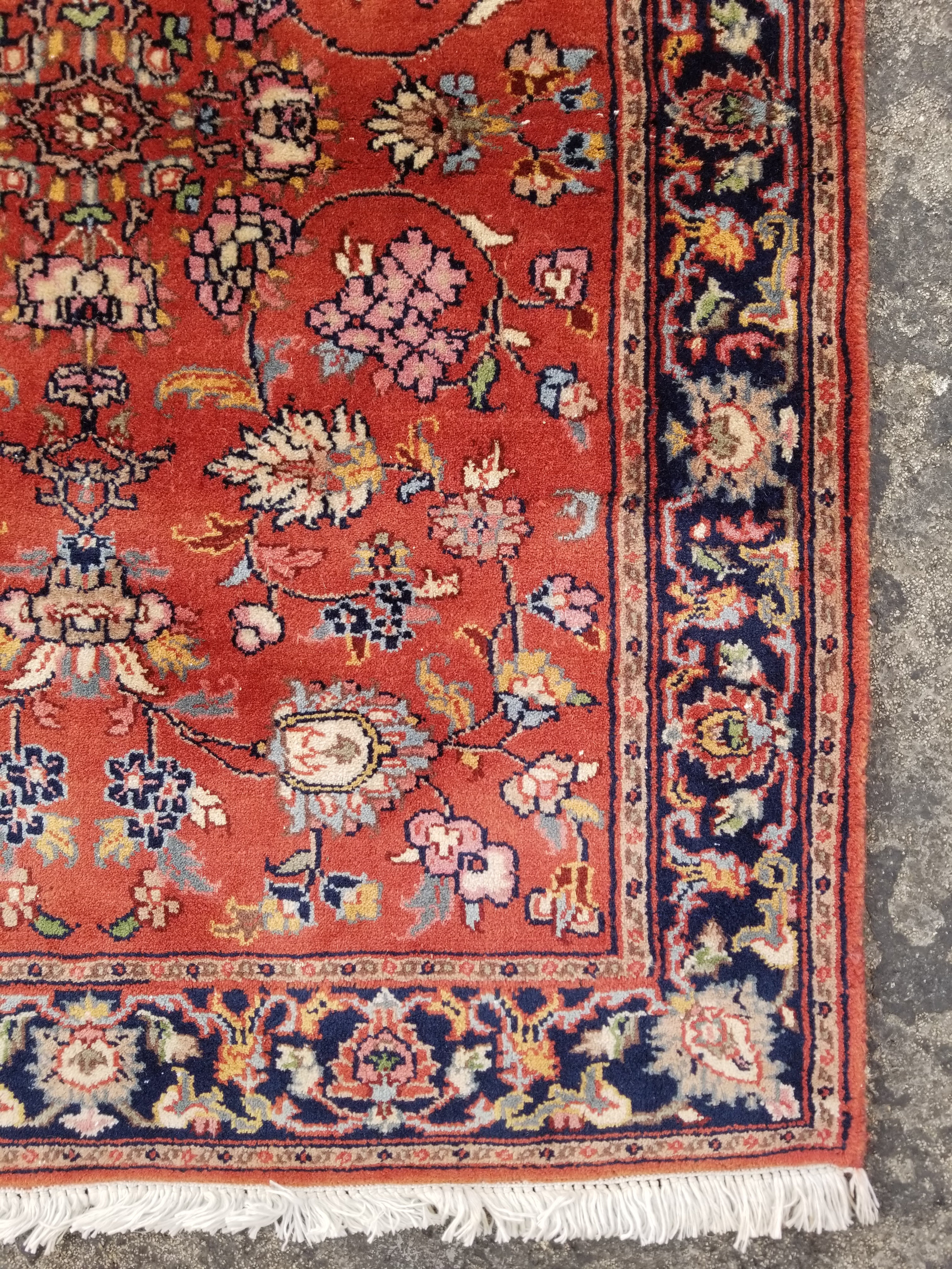Vintage Traditional Handmade Oriental Wool Multicolor Rug 119x79cm