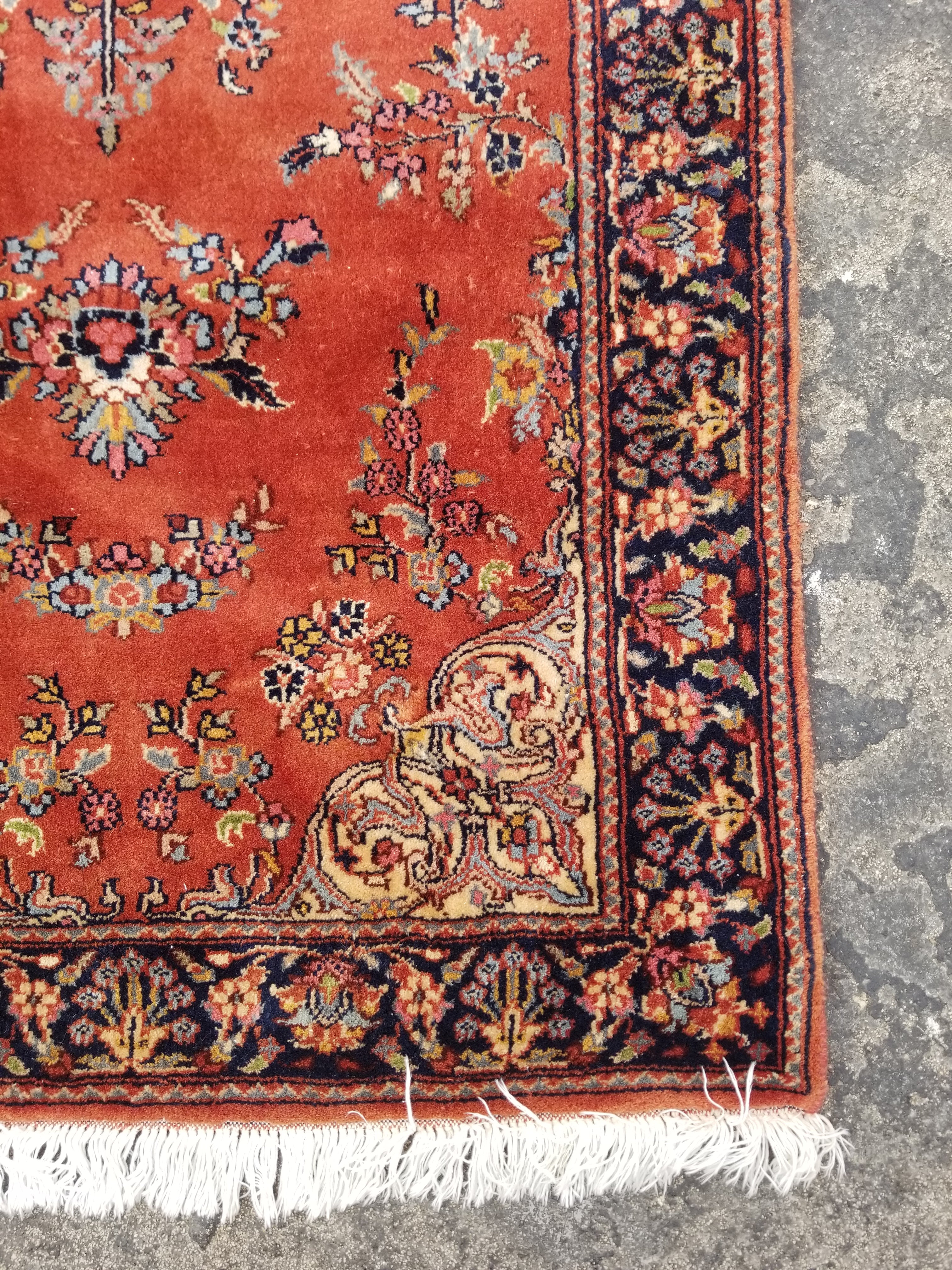 Vintage Traditional Handmade Oriental Wool Multicolor Runner Rug 198x79cm