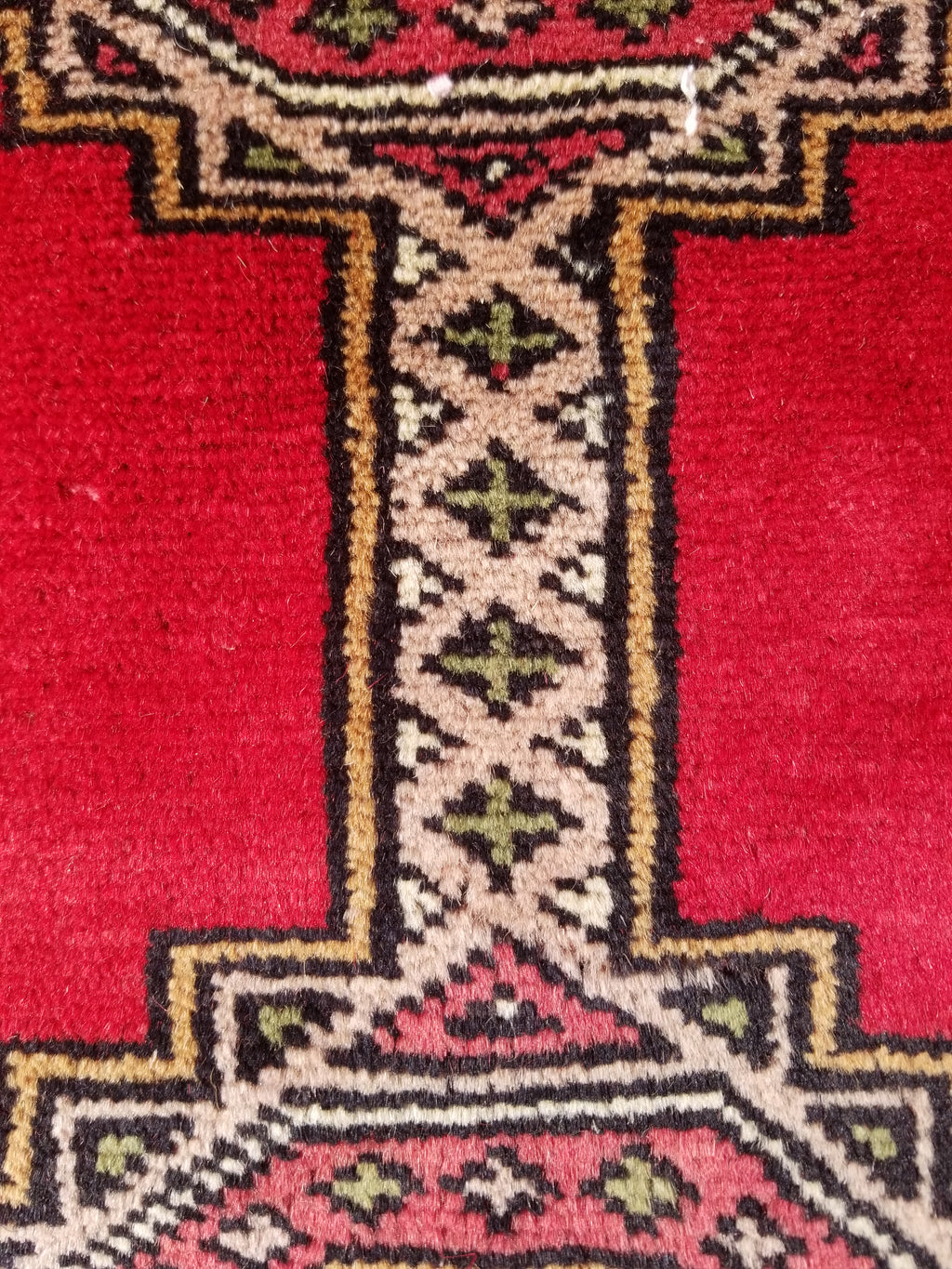 Vintage Traditional Handmade Pakistani Bokhara Style Wool Rug 238x170cm