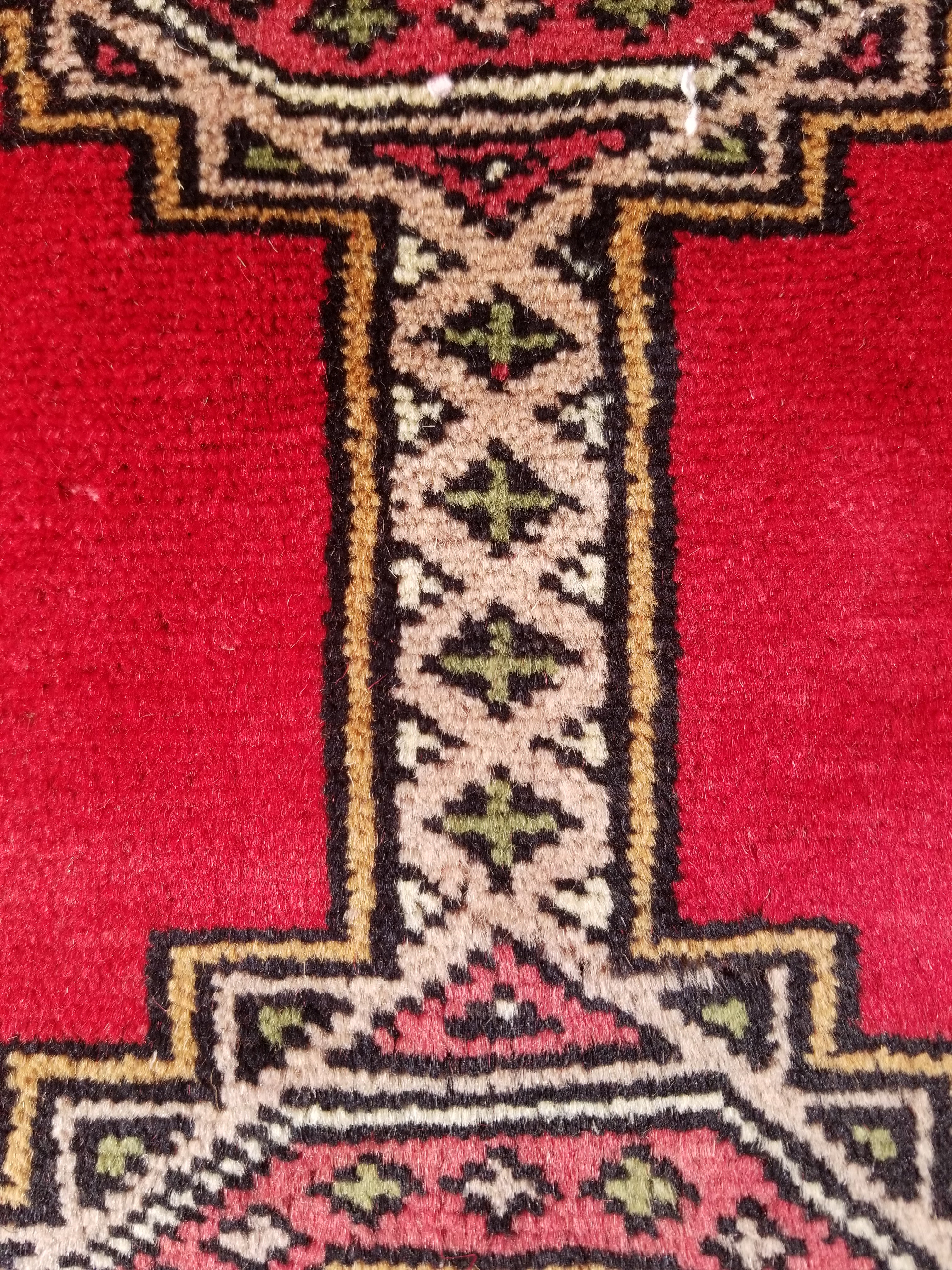 Vintage Traditional Handmade Pakistani Bokhara Style Wool Rug 238x170cm