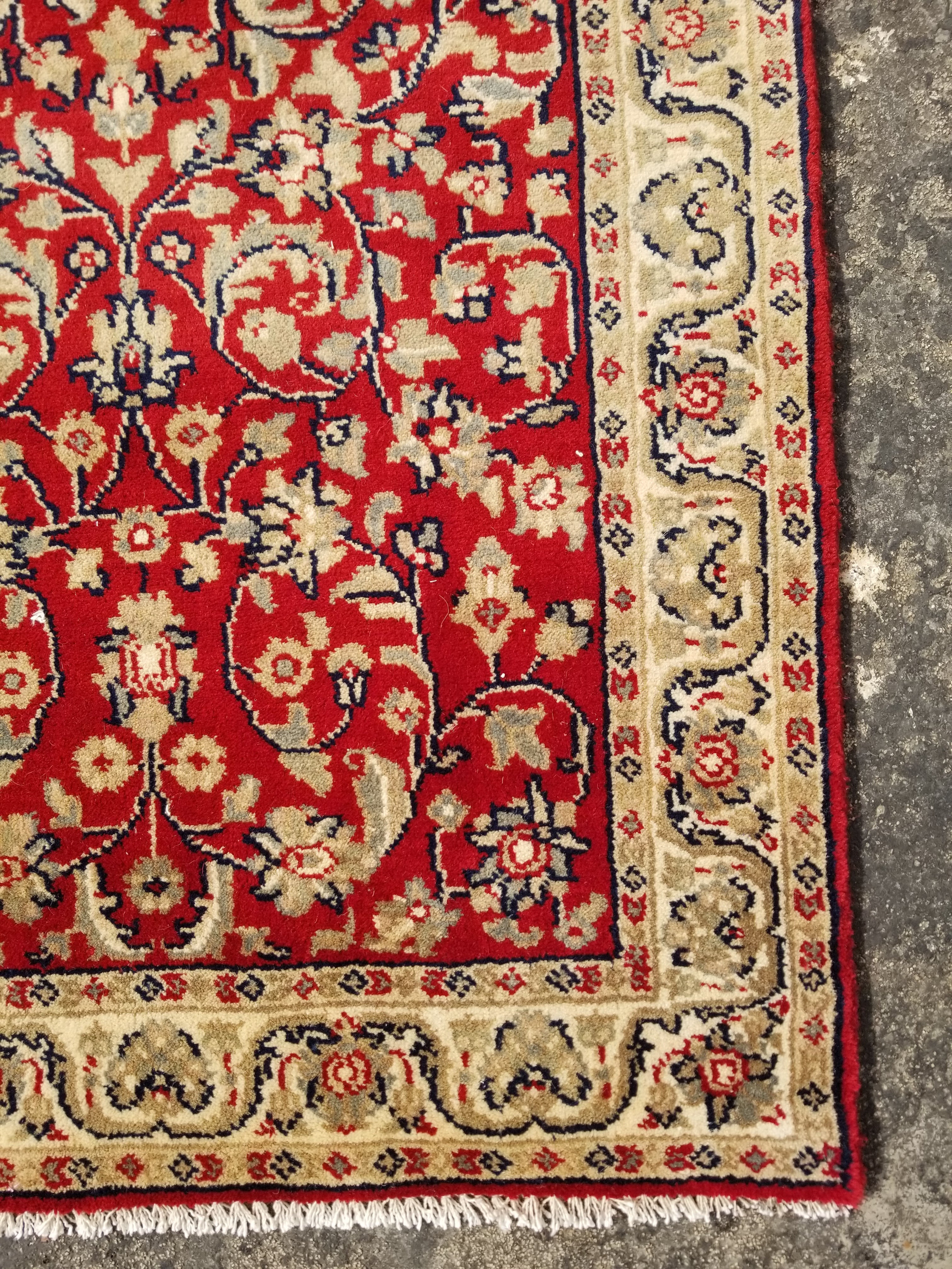 Vintage Traditional Handmade Oriental Wool Multicolor Rug 137x70cm