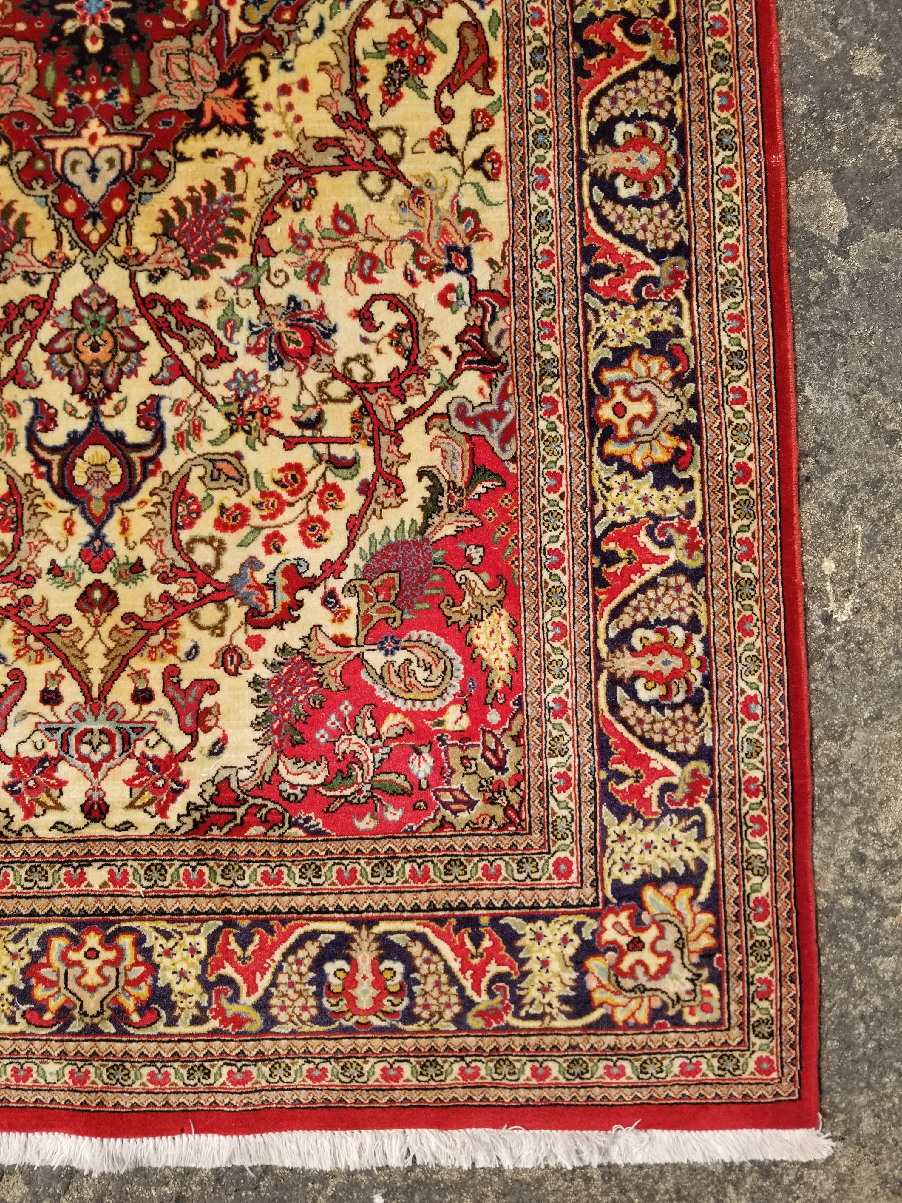 Vintage Traditional Handmade Oriental Wool Multicolor Rug 162x104cm