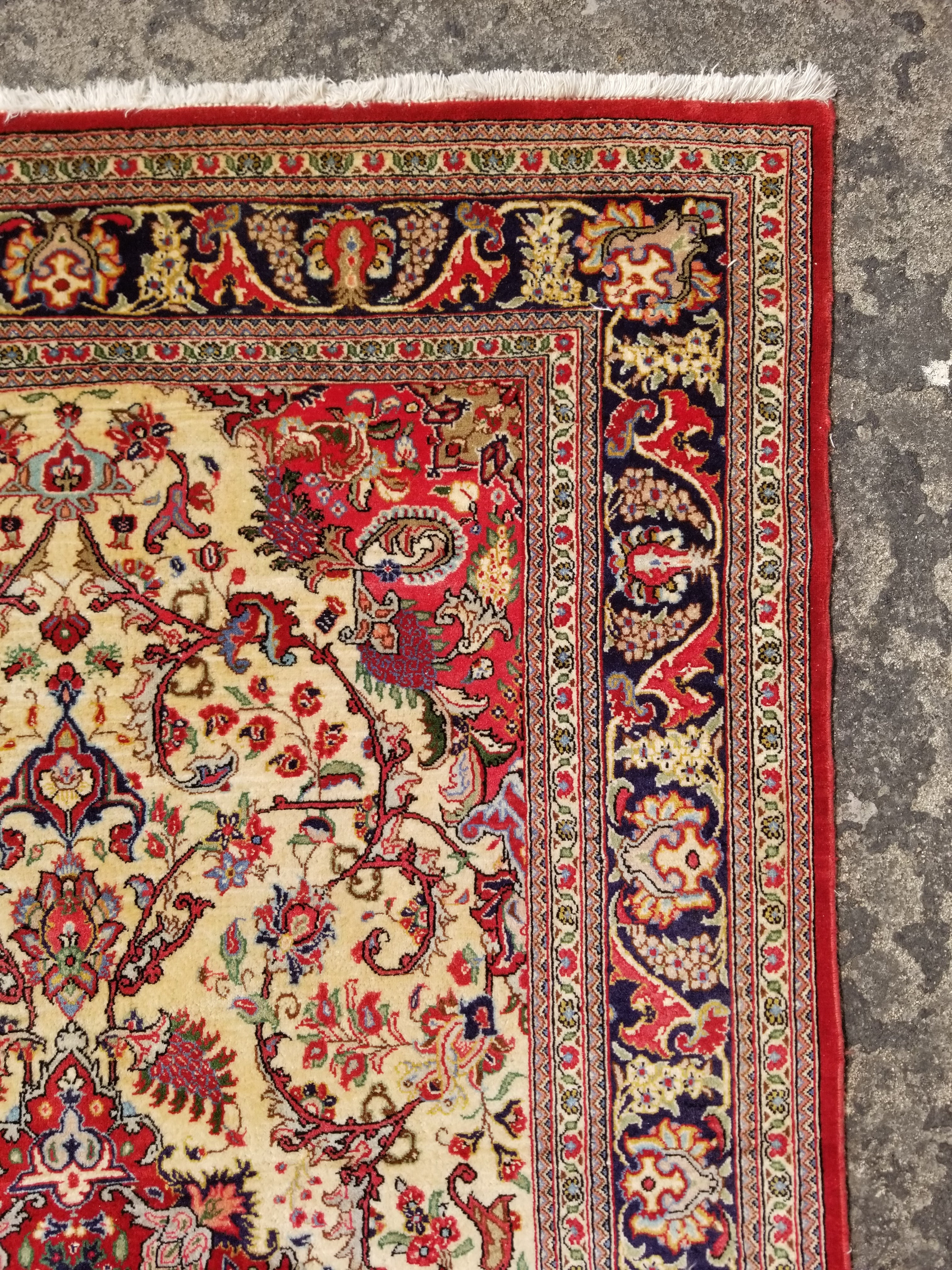 Vintage Traditional Handmade Oriental Wool Multicolor Rug 162x104cm
