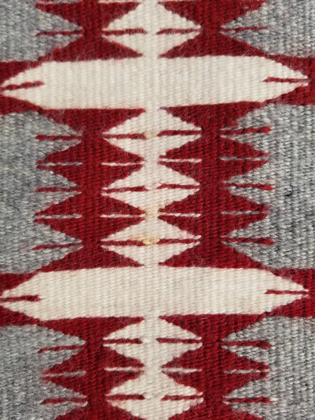 Vintage Traditional Handwoven Native American Navajo Wool Rug 66x30cm