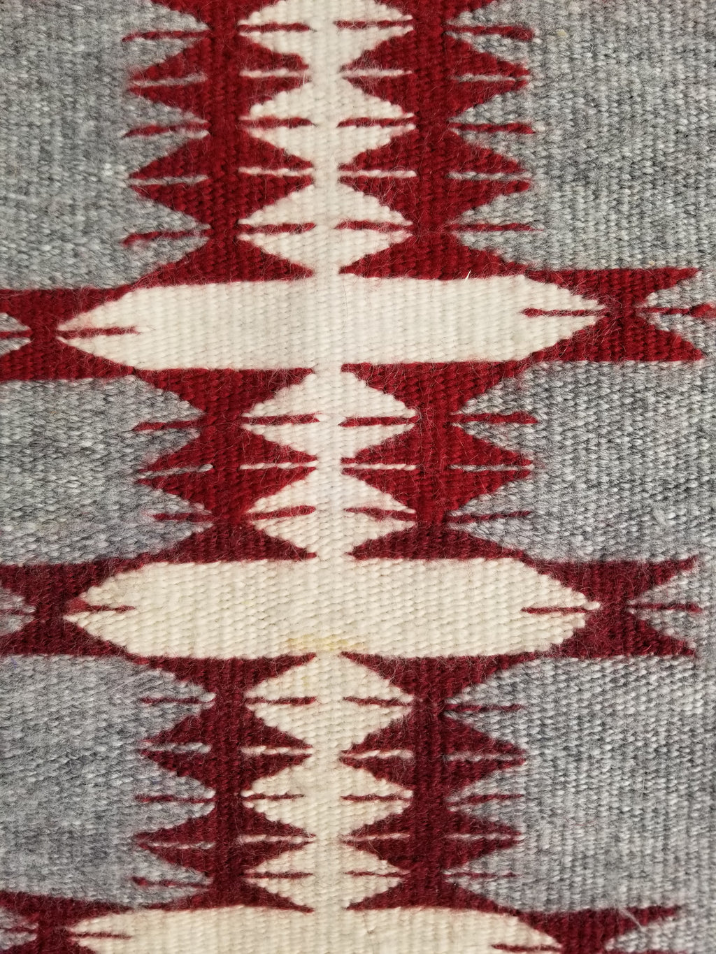 Vintage Traditional Handwoven Native American Navajo Wool Rug 66x30cm