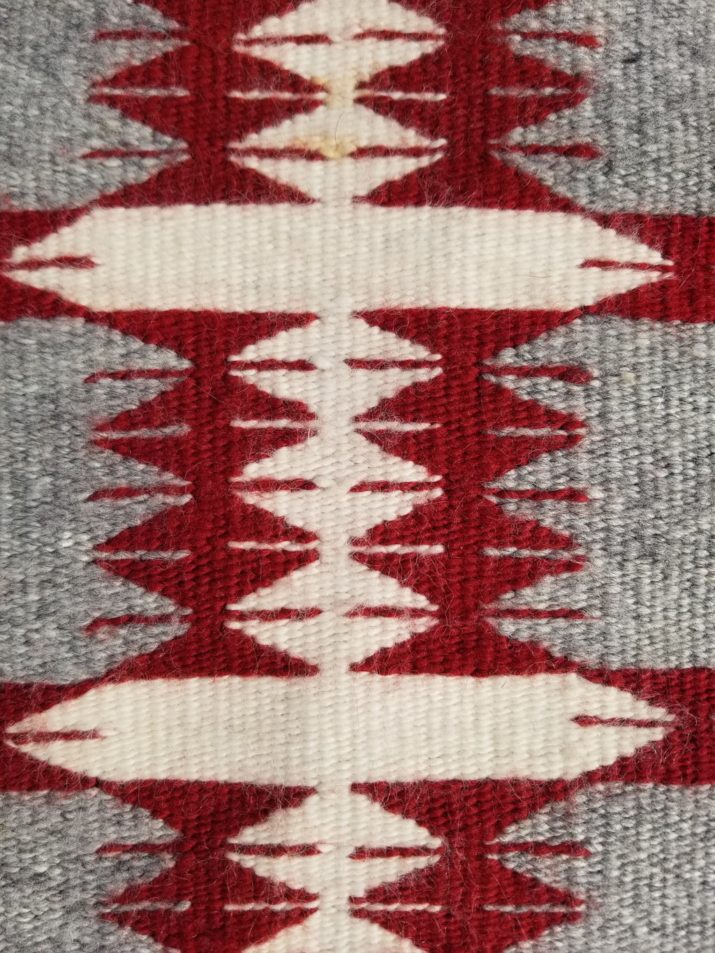 Vintage Traditional Handwoven Native American Navajo Wool Rug 66x30cm