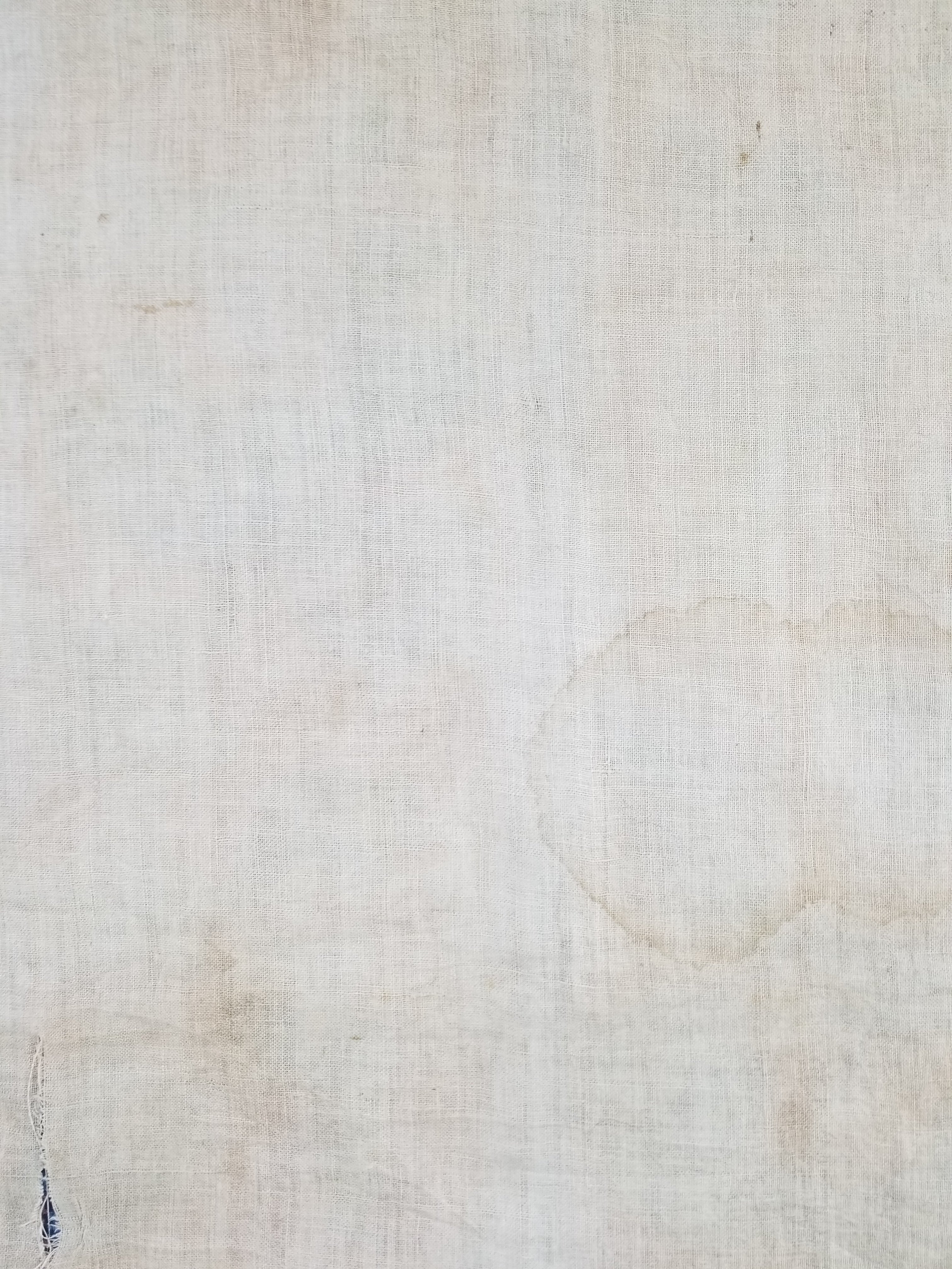 Antique 18thC French Brocade Silk and Silver Threads Panel 93x44cm