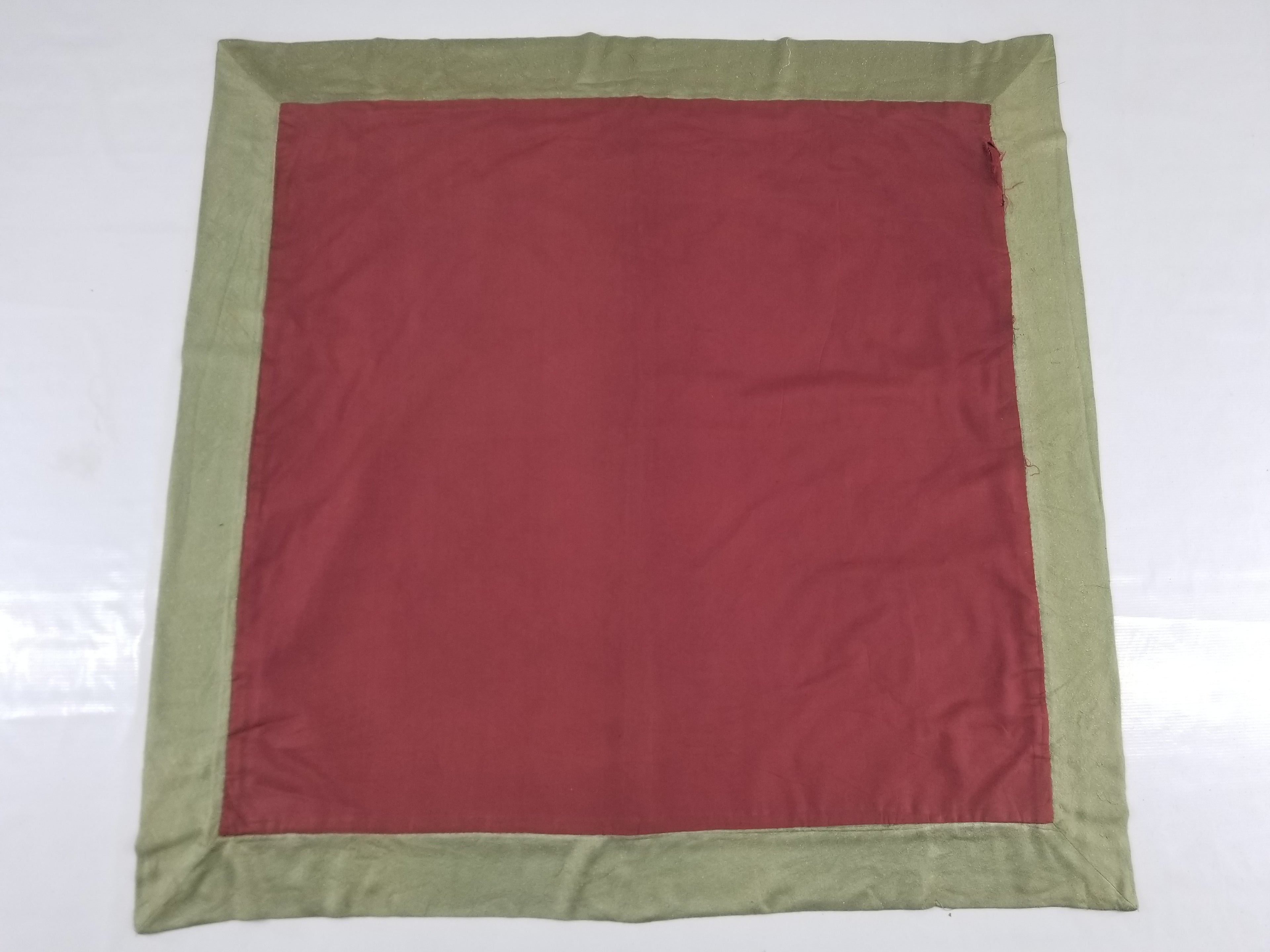 Antique 18thC French Brocade Silver Floral Lampas Fabric 115x112cm