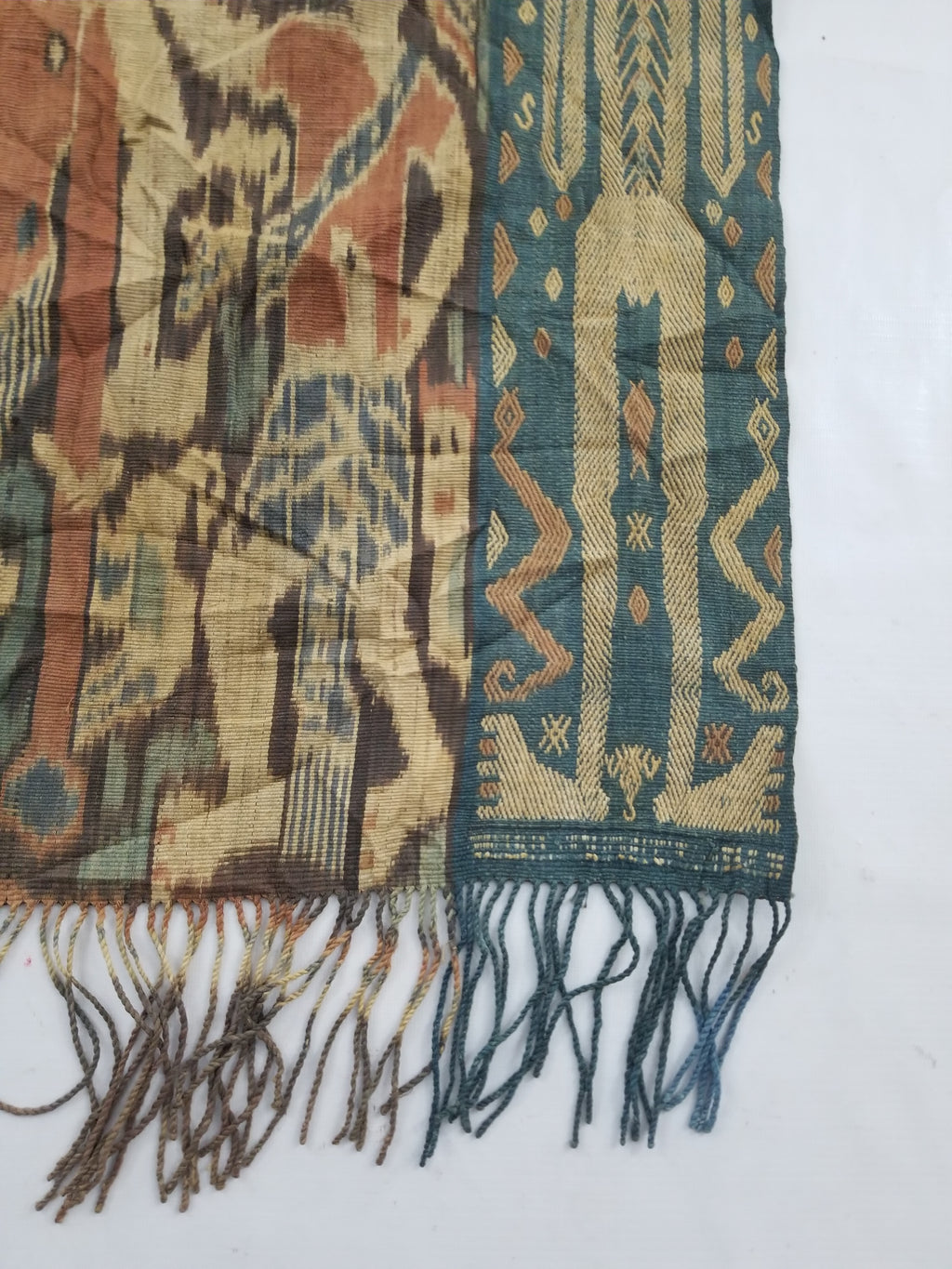 Vintage Traditional Indonesian Handwoven Sumba Ikat Textile 220x70cm