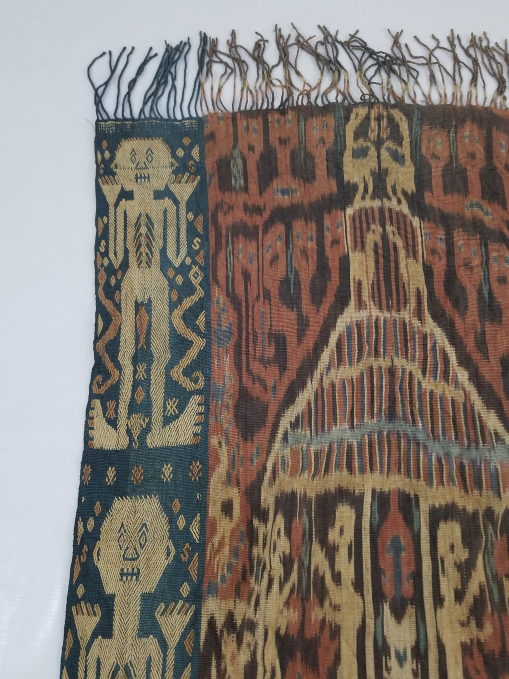 Vintage Traditional Indonesian Handwoven Sumba Ikat Textile 220x70cm