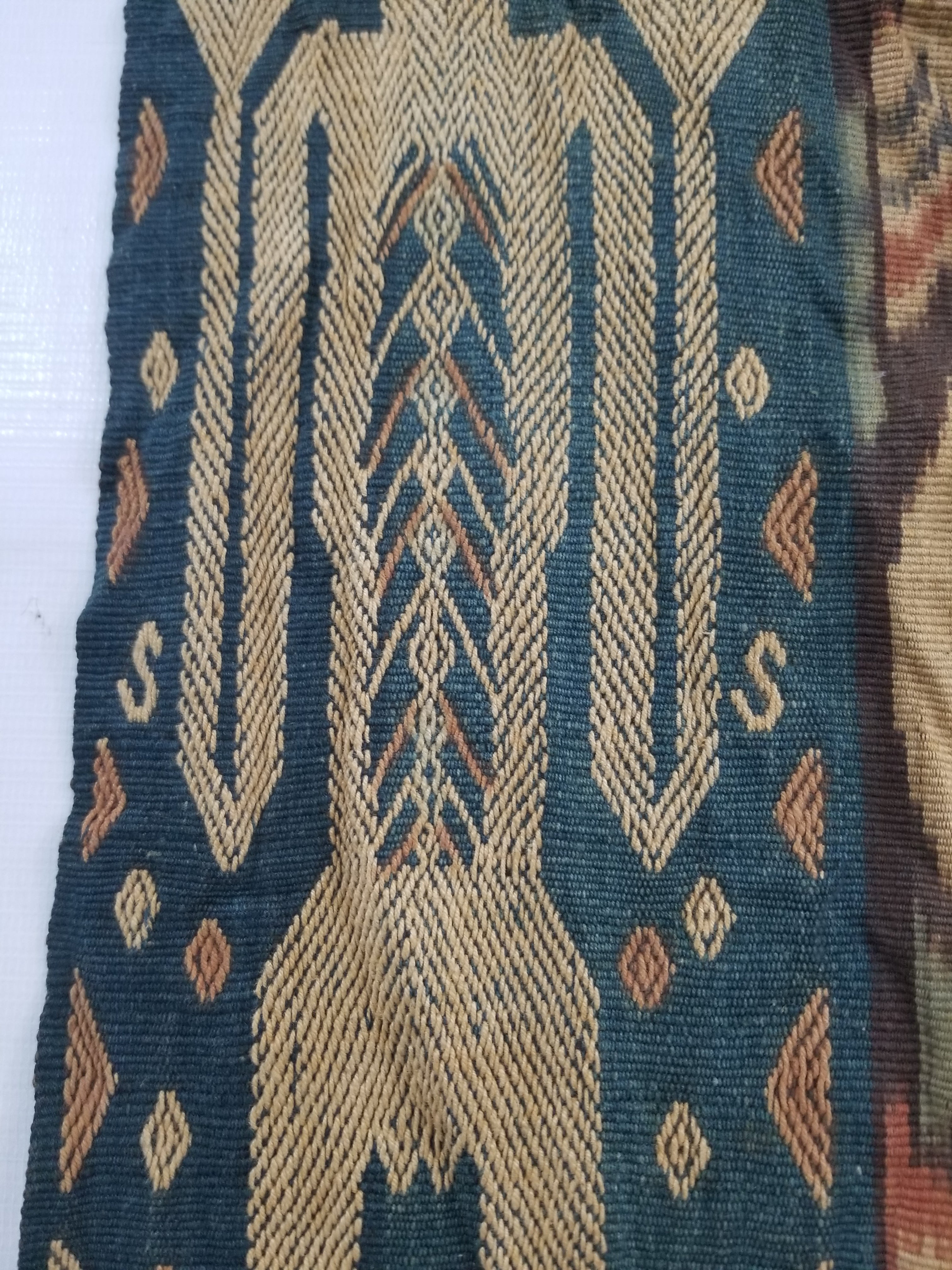 Vintage Traditional Indonesian Handwoven Sumba Ikat Textile 220x70cm